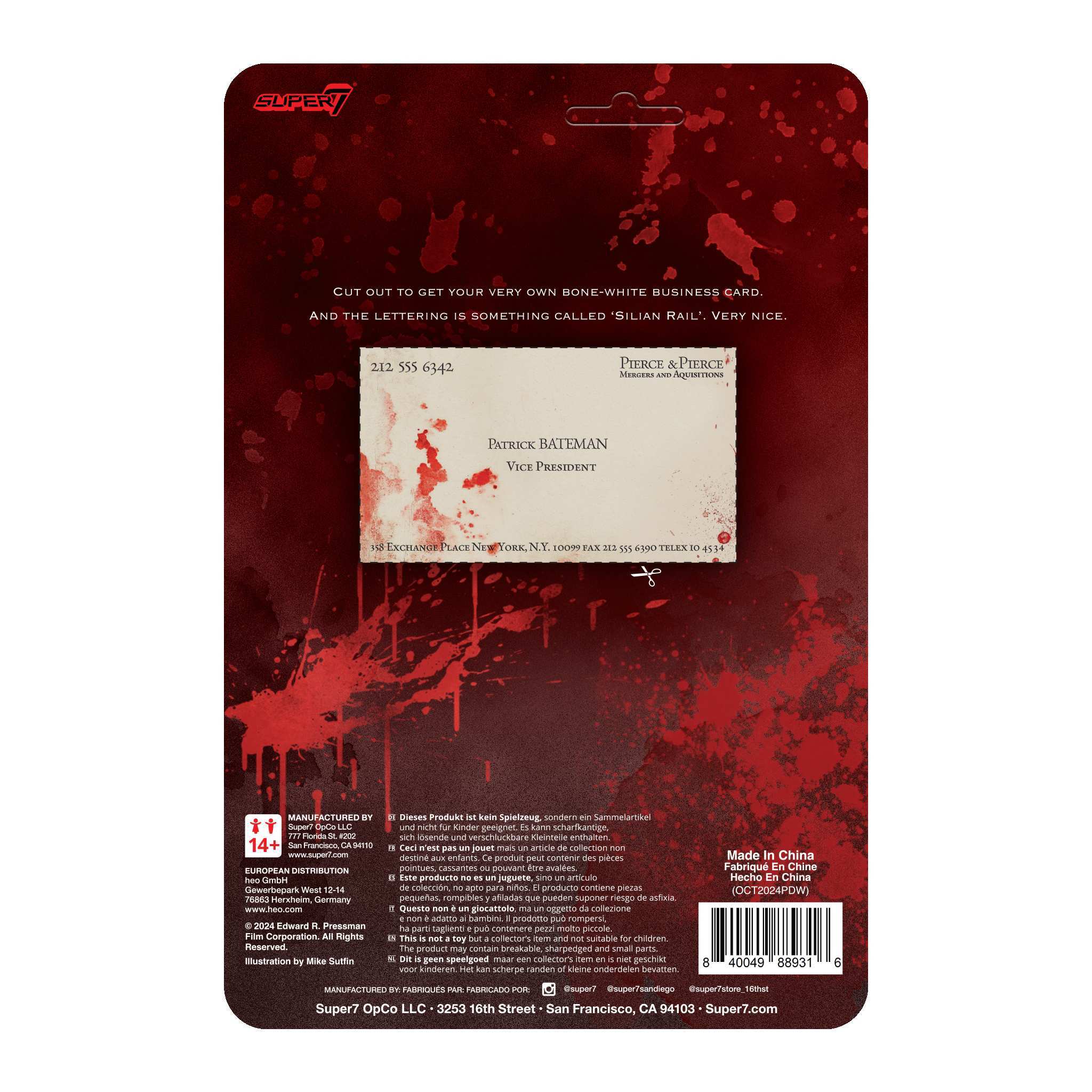 American Psycho ReAction Figures Wave 02 - Patrick Bateman (Bloody) - Image 5