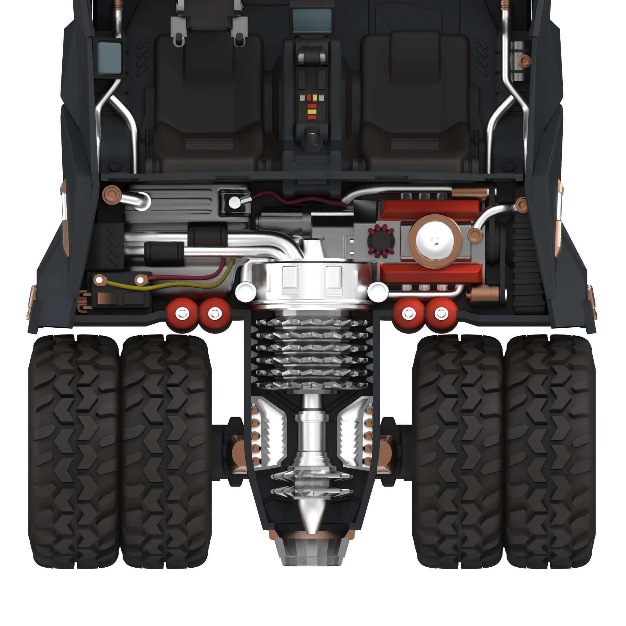 Batman Super Cyborg - Batmobile Tumbler (Full Color) - Image 9