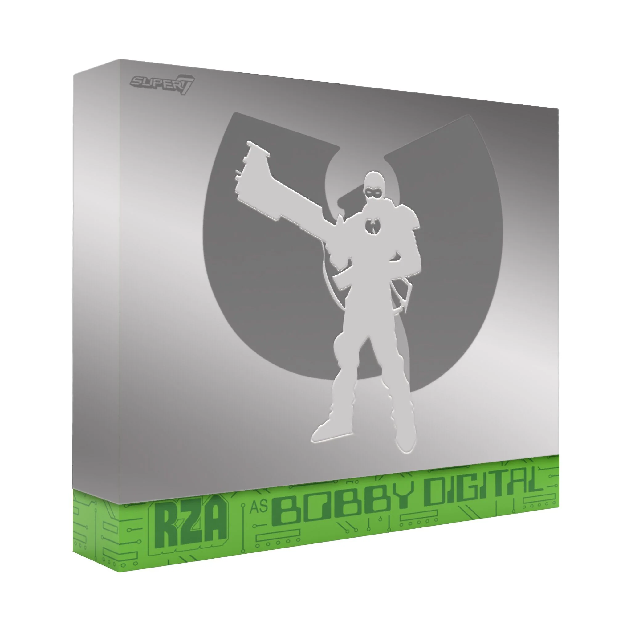 Bobby Digital ReAction Figures Wave 03 - Bobby Digital (Metallic Silver w/ 45 Adaptor) - Image 7