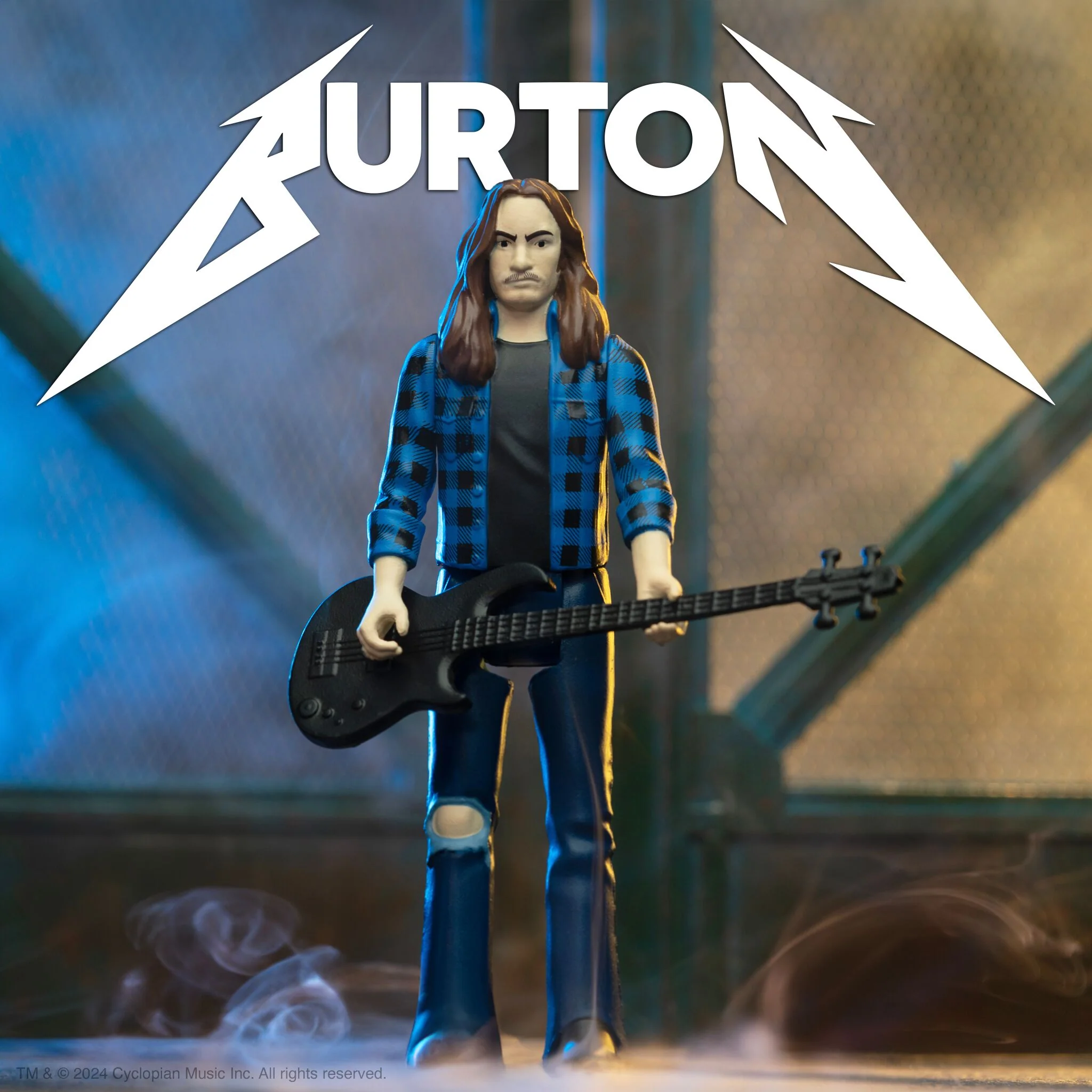 Cliff Burton ReAction Figures - Cliff Burton (Flannel Shirt) - Image 2
