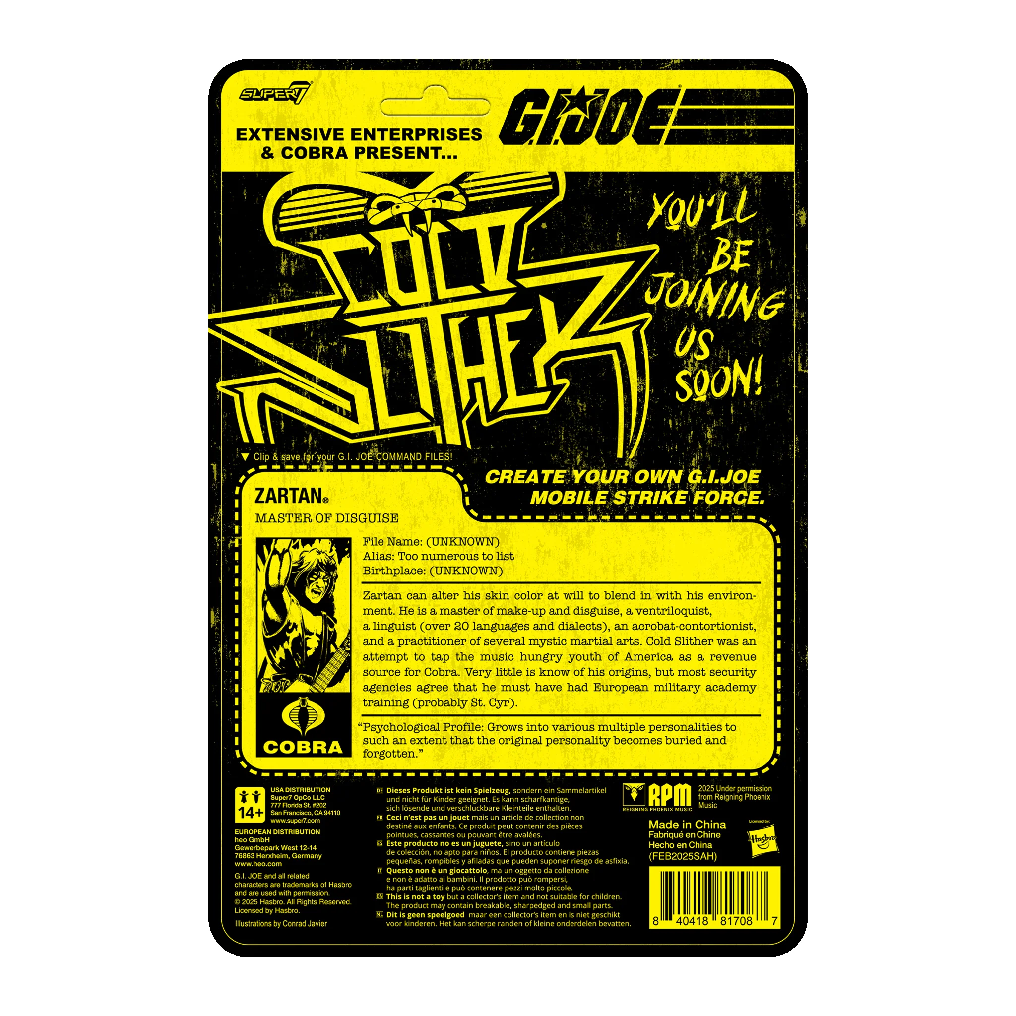 G.I. Joe ReAction+ - Cold Slither (45 Adaptor Box Set) - Image 8