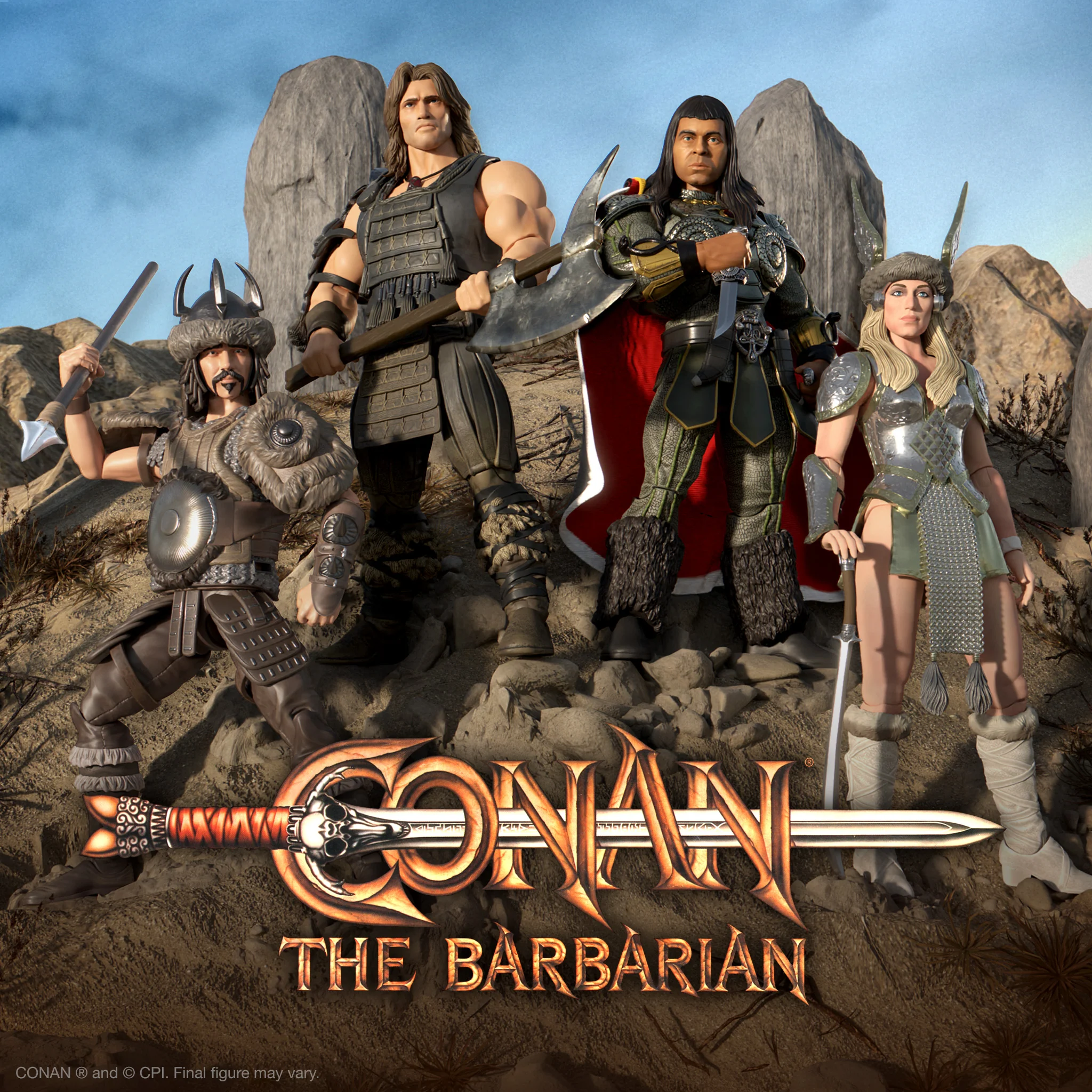 Conan the Barbarian ULTIMATES! Wave 5 - Battle of the Mounds Set of 4 - Image 2