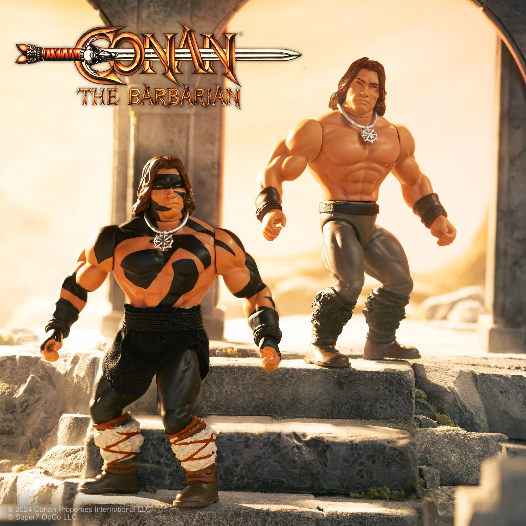 Conan the Barbarian Vintage Figures Wave 2 - Conan & Conan (War Paint) - Image 2