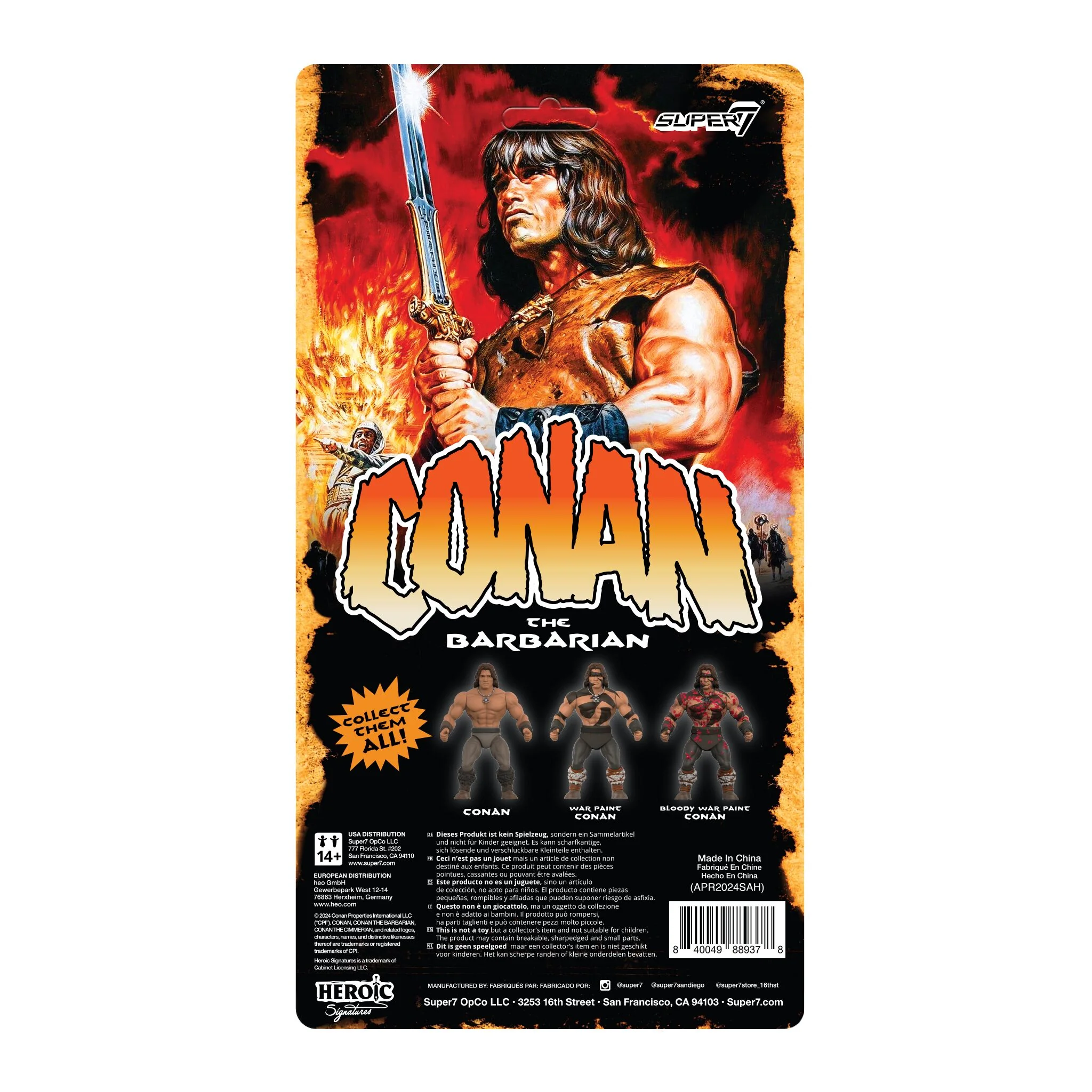 Conan the Barbarian Vintage Figures Wave 2 - Conan & Conan (War Paint) - Image 8