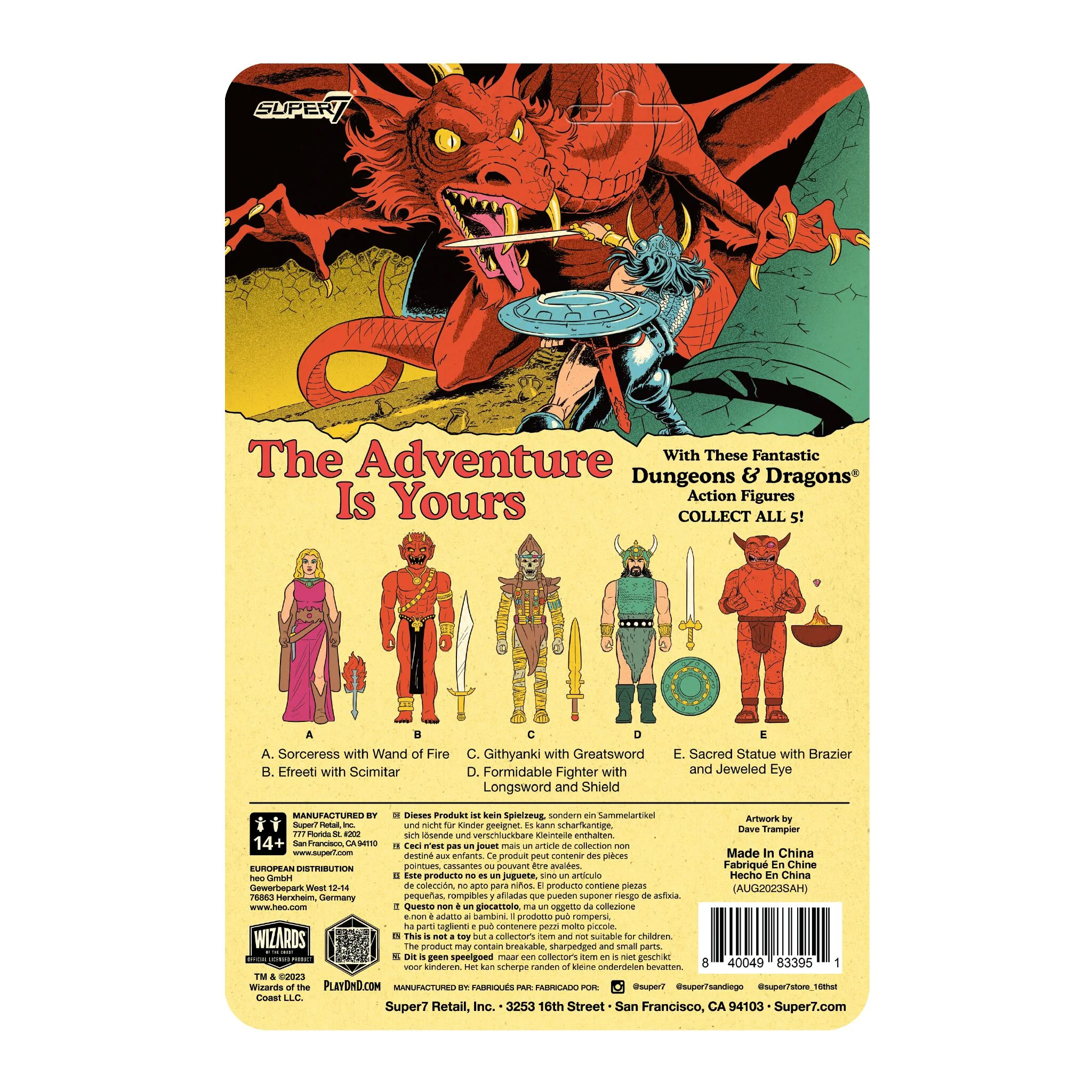 Dungeons and Dragons ReAction Figures Wave 03 - Sacred Statue (Player's Handbook) - Image 3