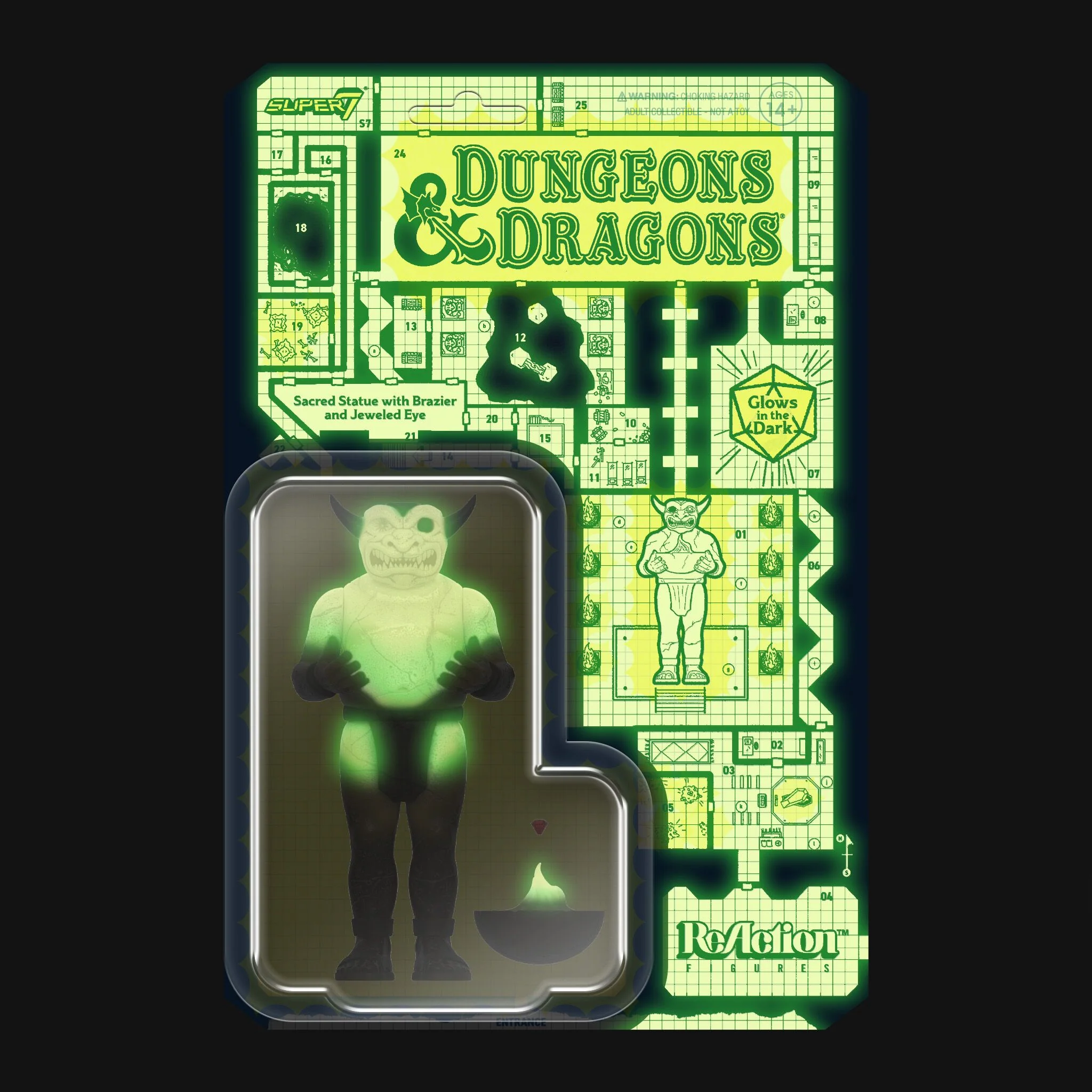 Dungeons and Dragons ReAction Figures Wave 04 - Sacred Statue (Glow) - Image 5