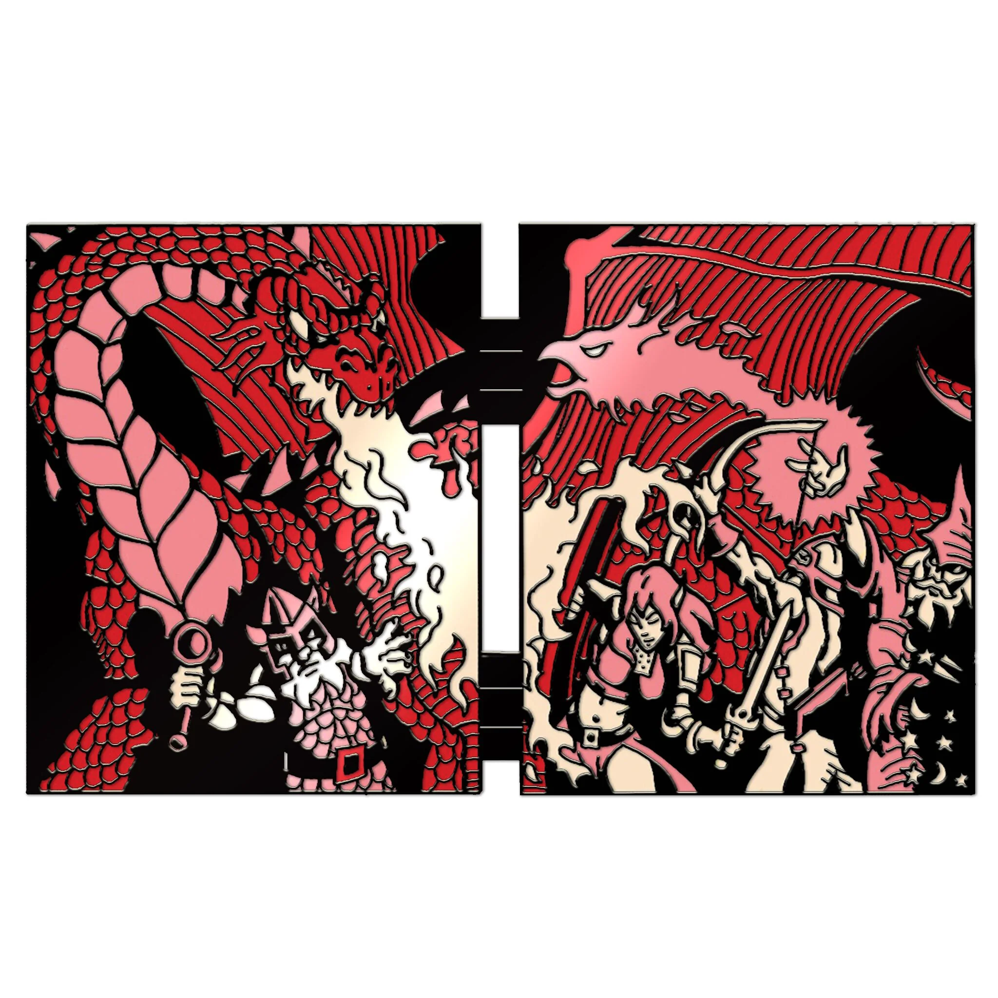 Dungeons and Dragons (SET 1: BASIC RULES) Soft Enamel Hinge Pin - Image 2