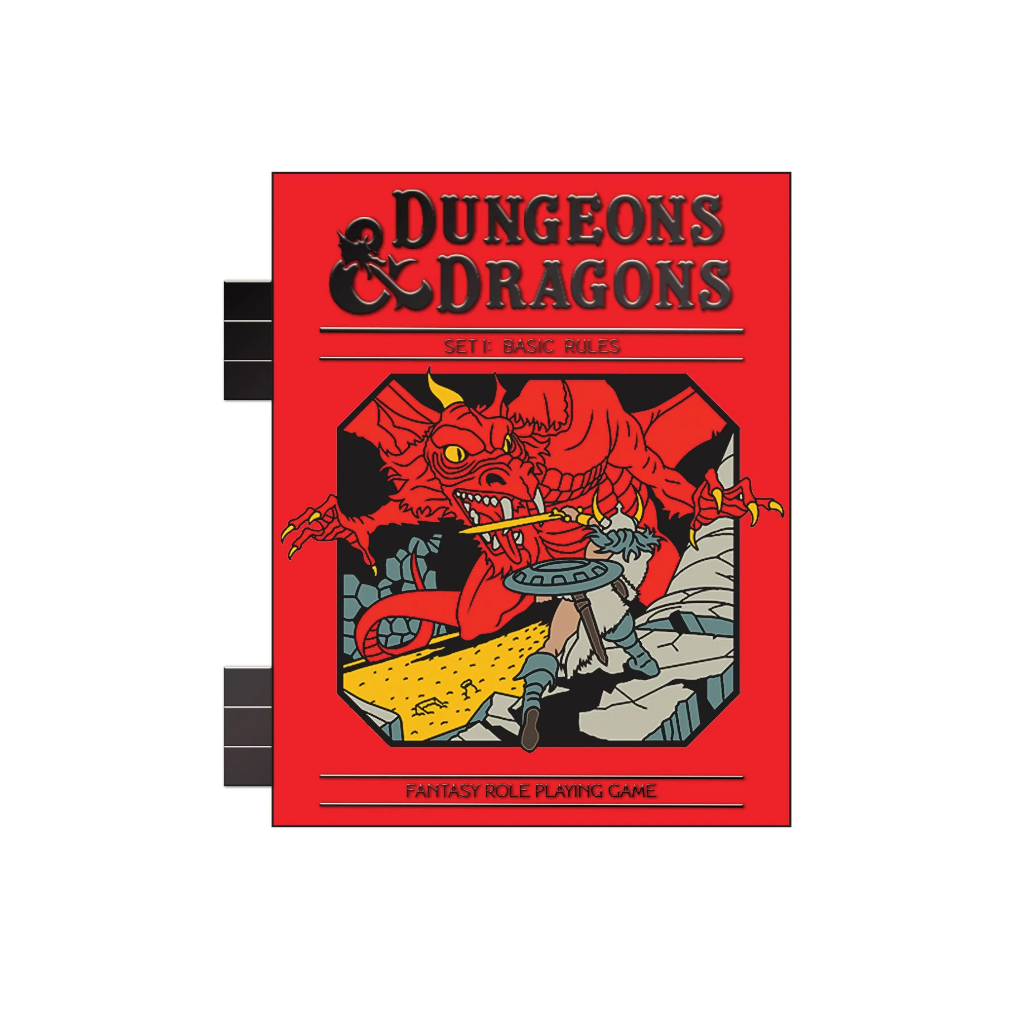 Dungeons and Dragons (SET 1: BASIC RULES) Soft Enamel Hinge Pin - Image 3