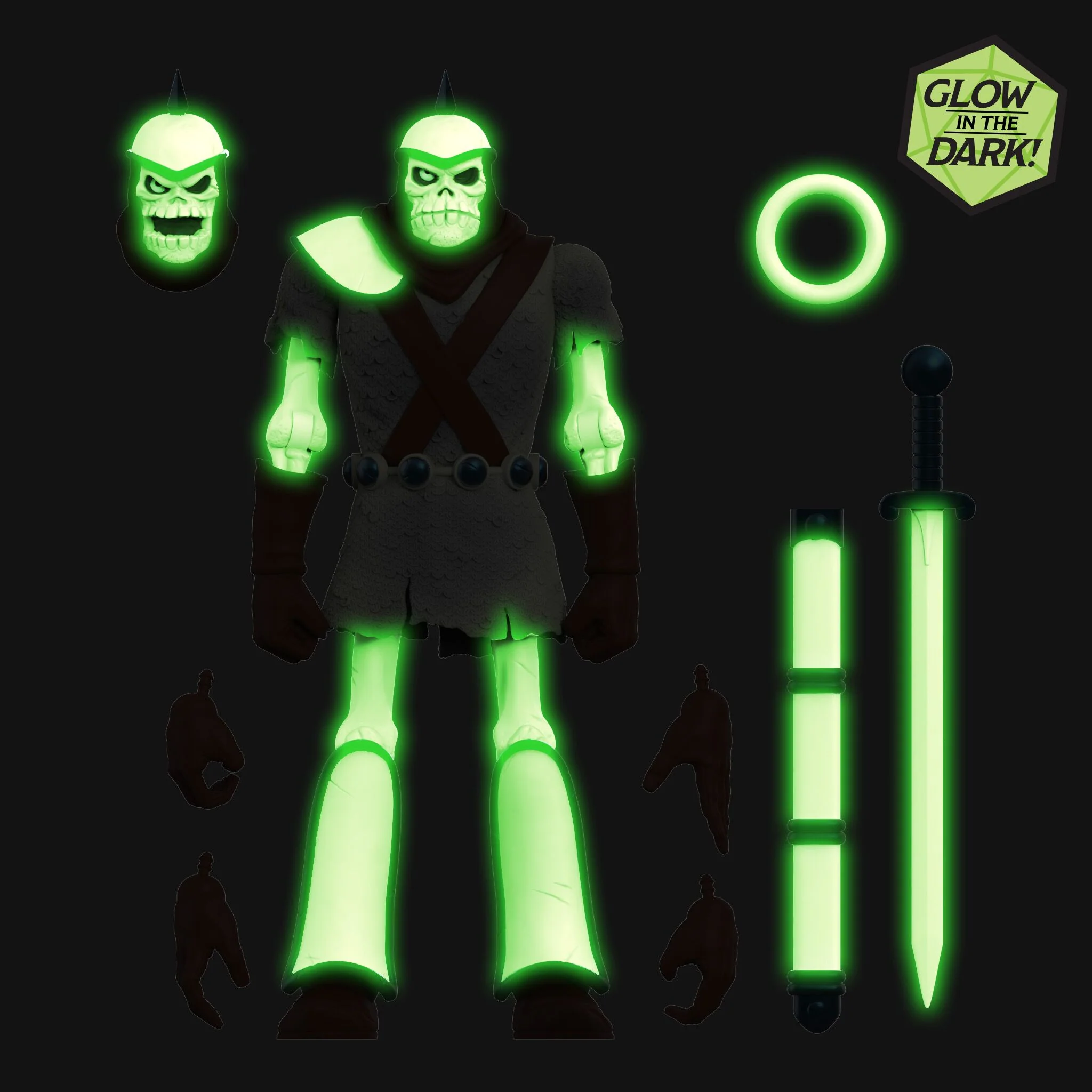 Dungeons and Dragons ULTIMATES! - Dekkion The Skeleton Warrior (Glow) - Image 6