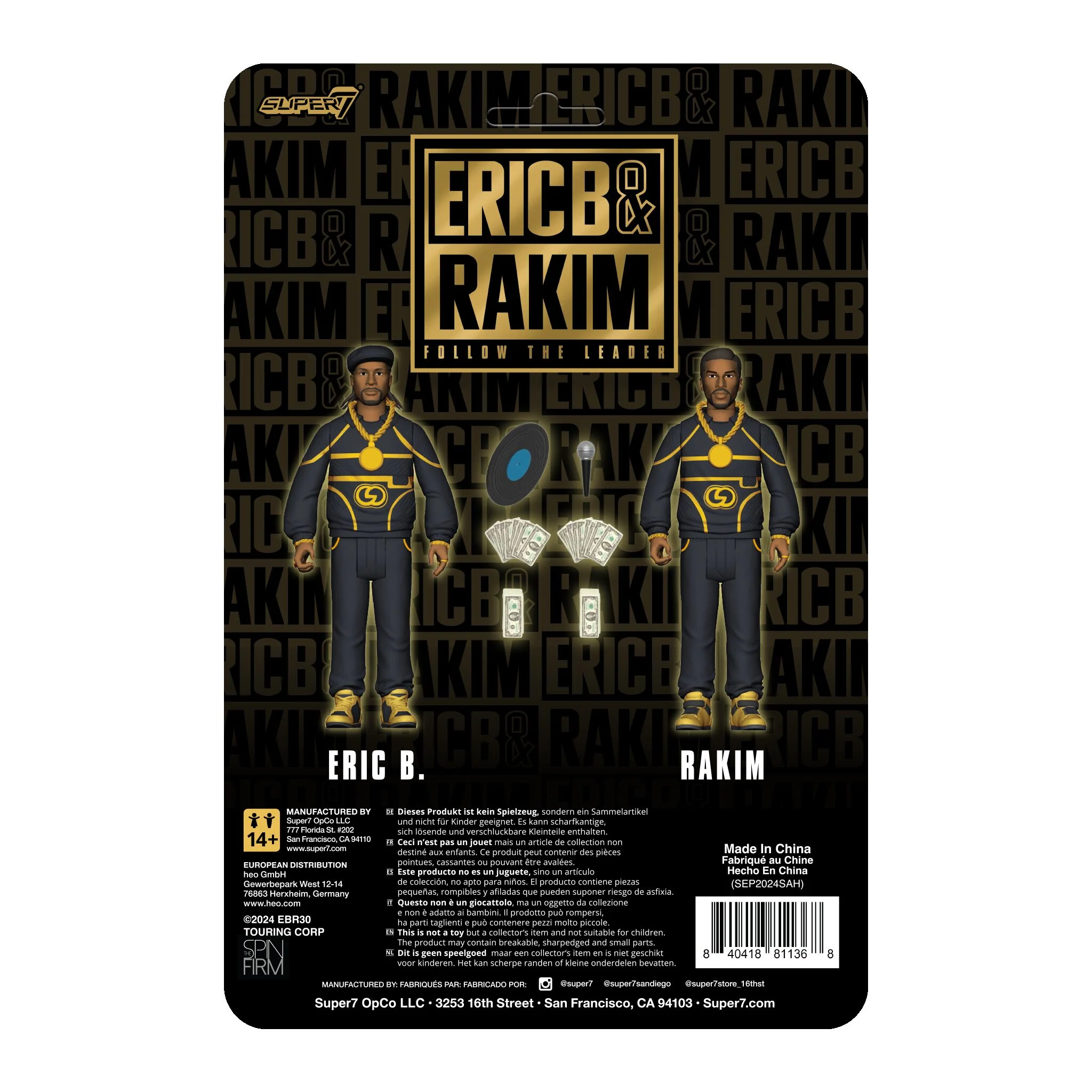 Eric B. & Rakim ReAction Figures Wave 02 - Eric B. & Rakim (Follow the Leader) - Image 9