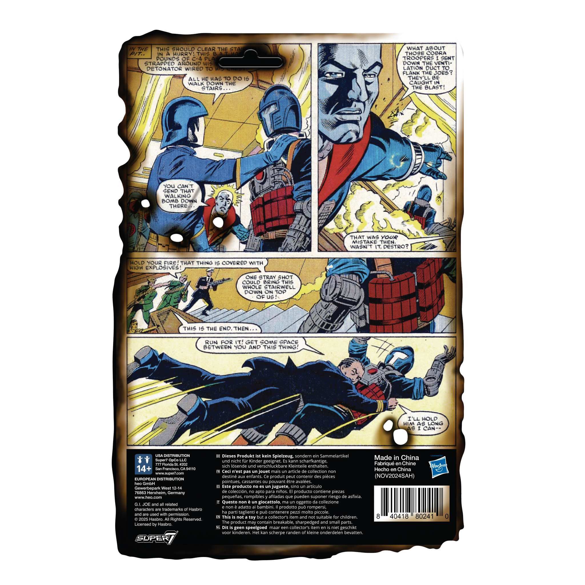 G.I. Joe ReAction+ Figures - Cobra B.A.T. (Time Bomb, Comic) - Image 3