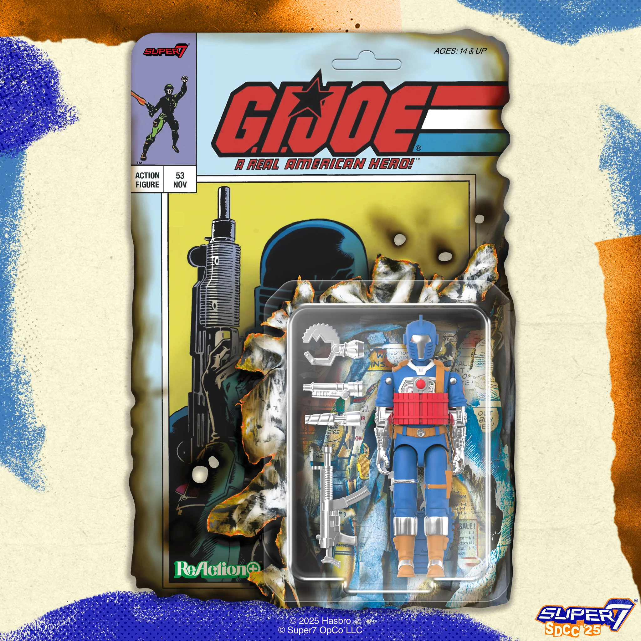 G.I. Joe ReAction+ Figures - Cobra B.A.T. (Time Bomb, Comic) - Image 4