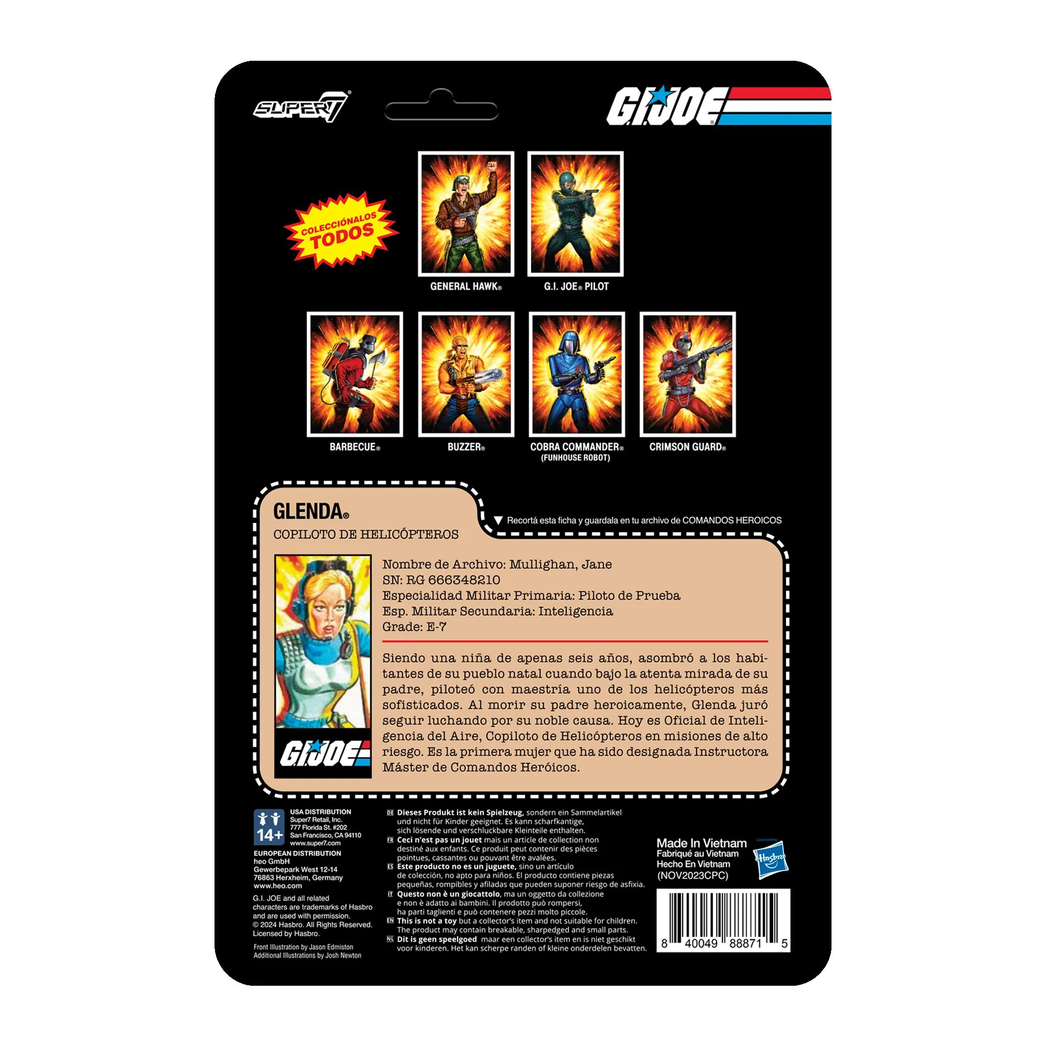 G.I. Joe ReAction Figures - Glenda (Special Air Intelligence Officer) - Image 5