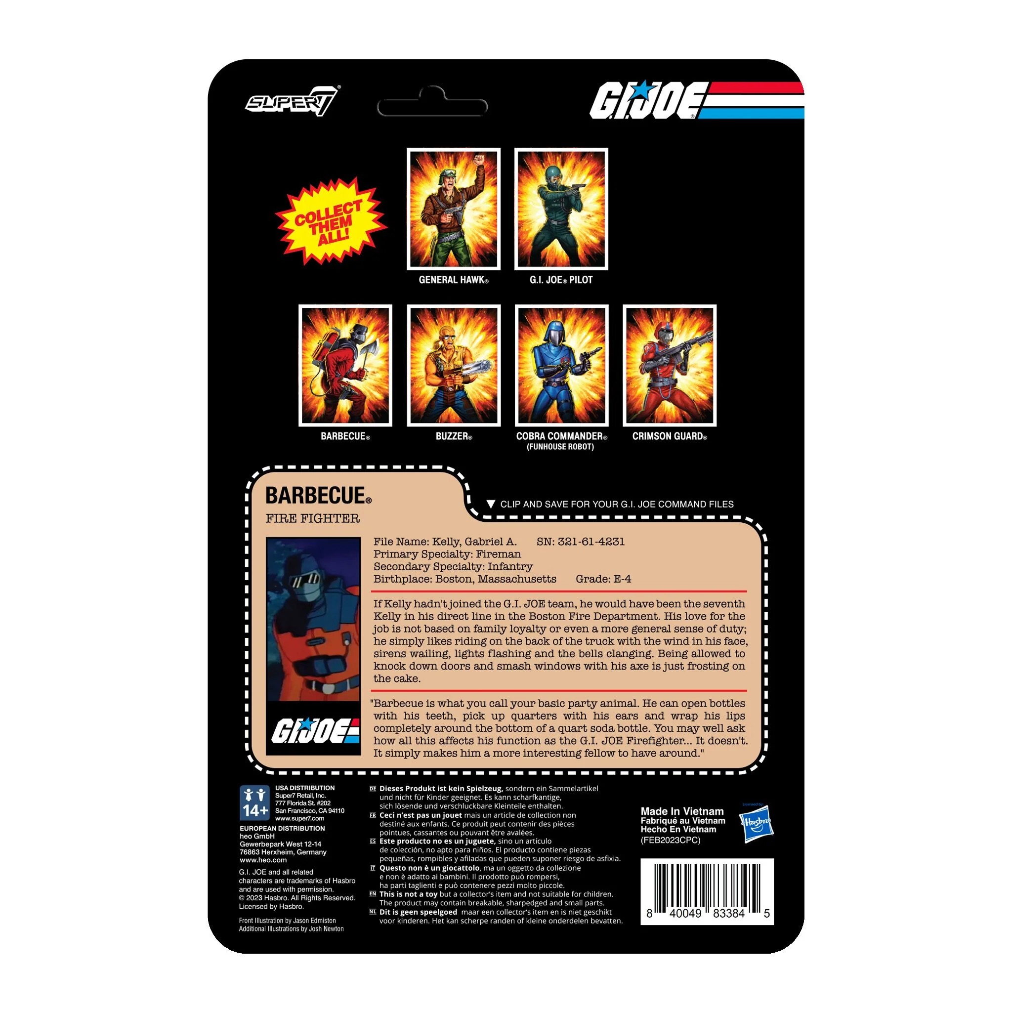 G.I. Joe ReAction Figures Wave 7 - Barbecue - Image 3
