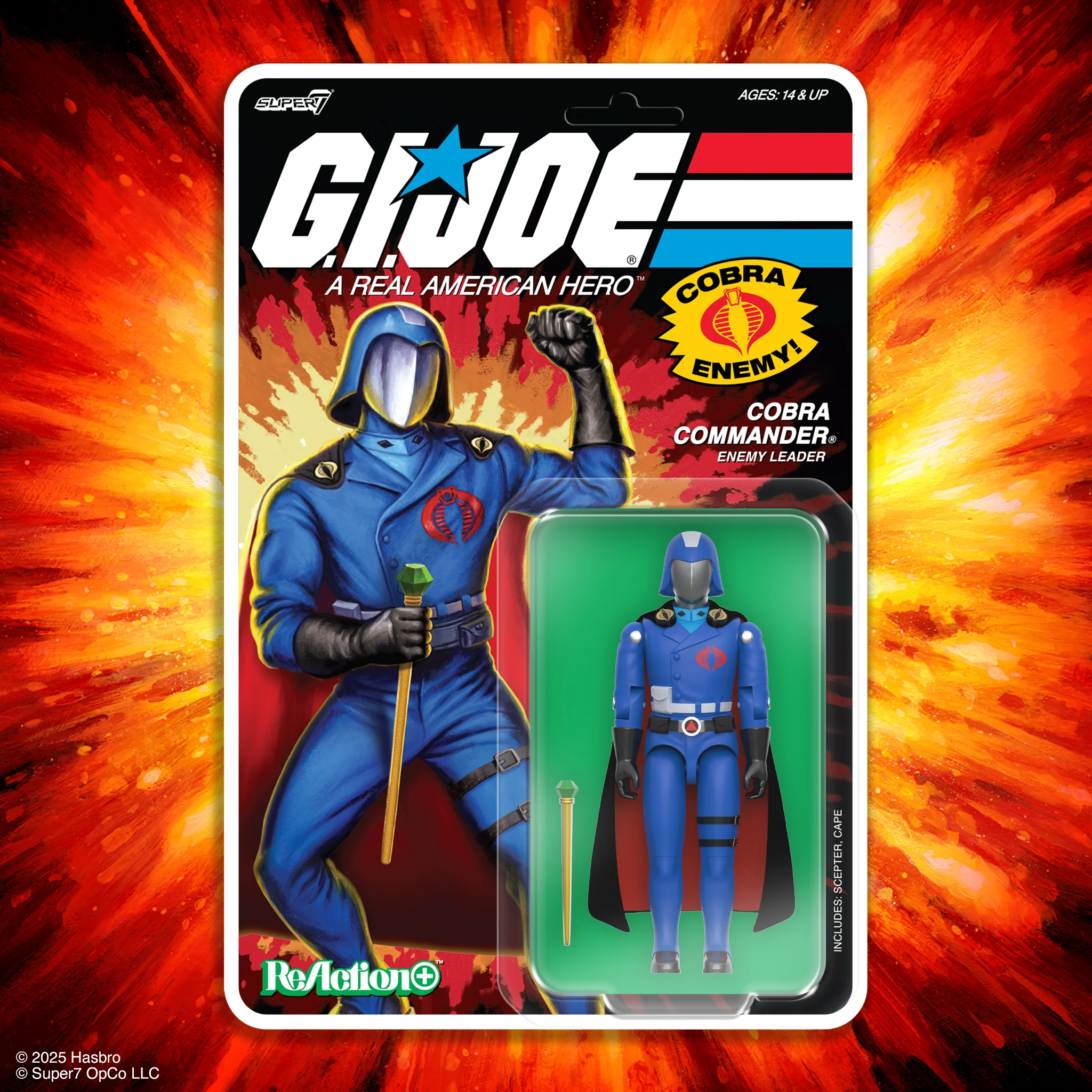 G.I. Joe ReAction+ Wave 06 - Cobra Commander (Movie, Black Cape) - Image 2
