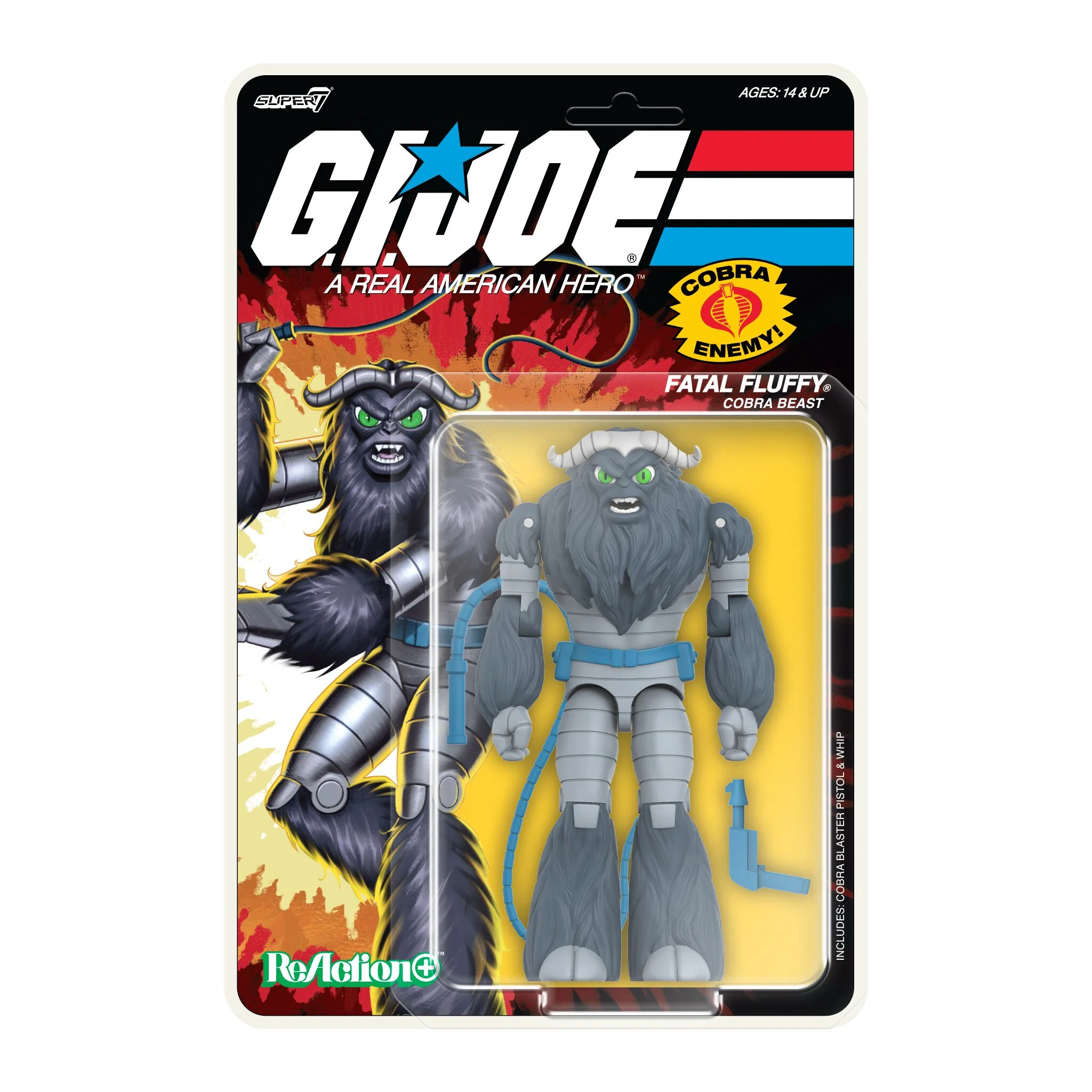 G.I. Joe ReAction+ Wave 2 - Ramar, Fatal Fluffy, Duke (Cartoon), & Serpentor (Cartoon) - Image 9