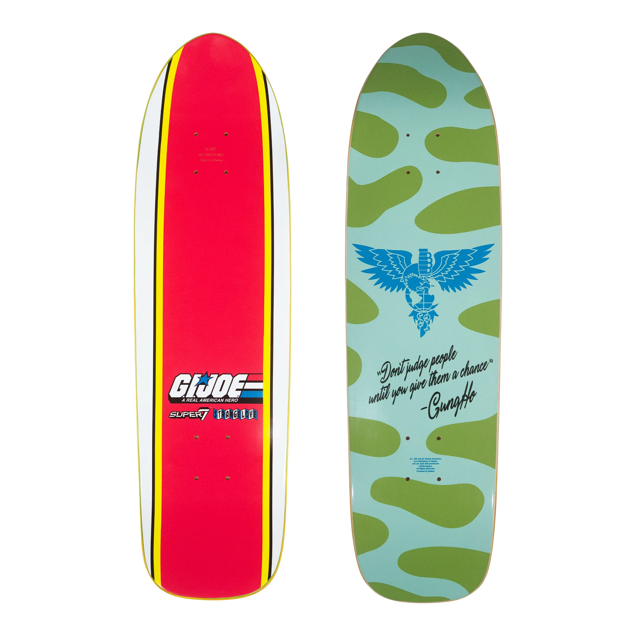 G.I. Joe Skateboard Deck - Don't Judge PSA (StrangeLove Collaboration) - Image 3