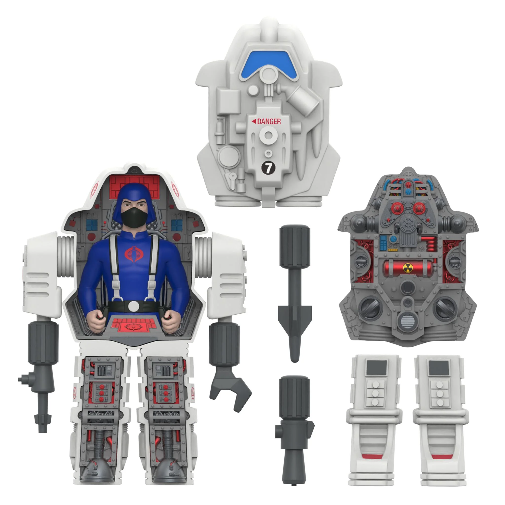 G.I. Joe Super Cyborg - S.N.A.K.E. Armor (Full Color - Gray) - Image 4