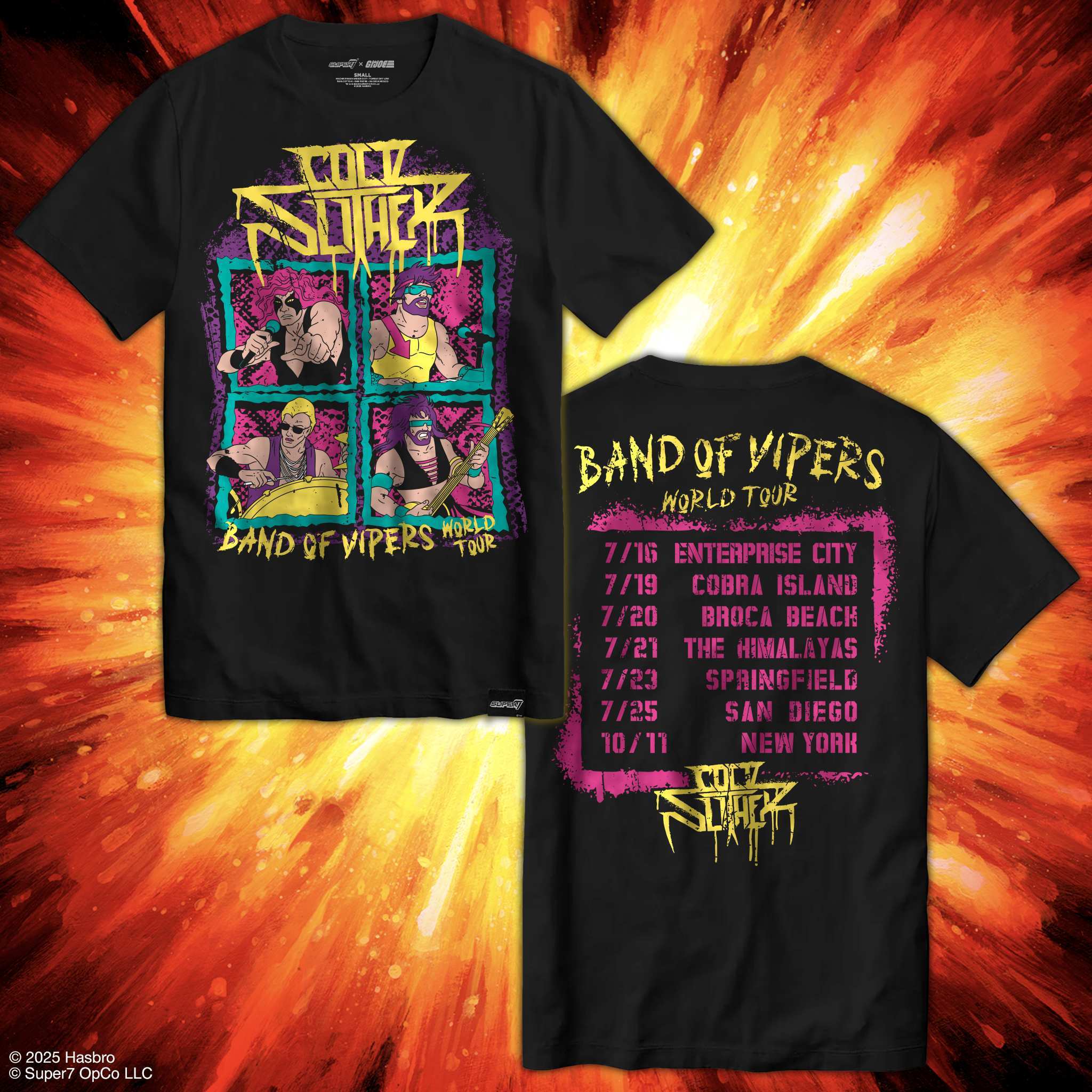 G.I. Joe T-Shirts - Cold Slither Tour Tee (NYCC) - Image 2