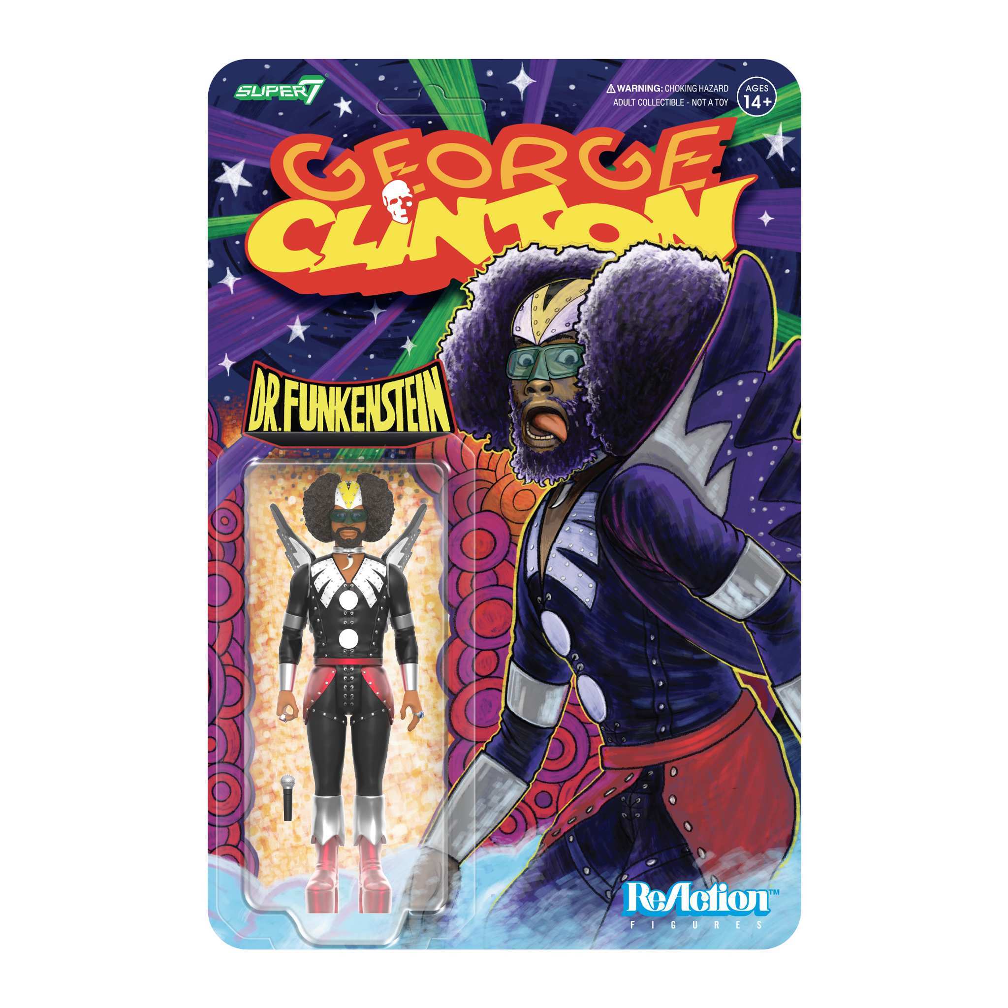 George Clinton ReAction Figures Wave 01 - George Clinton (Dr. Funkenstein)