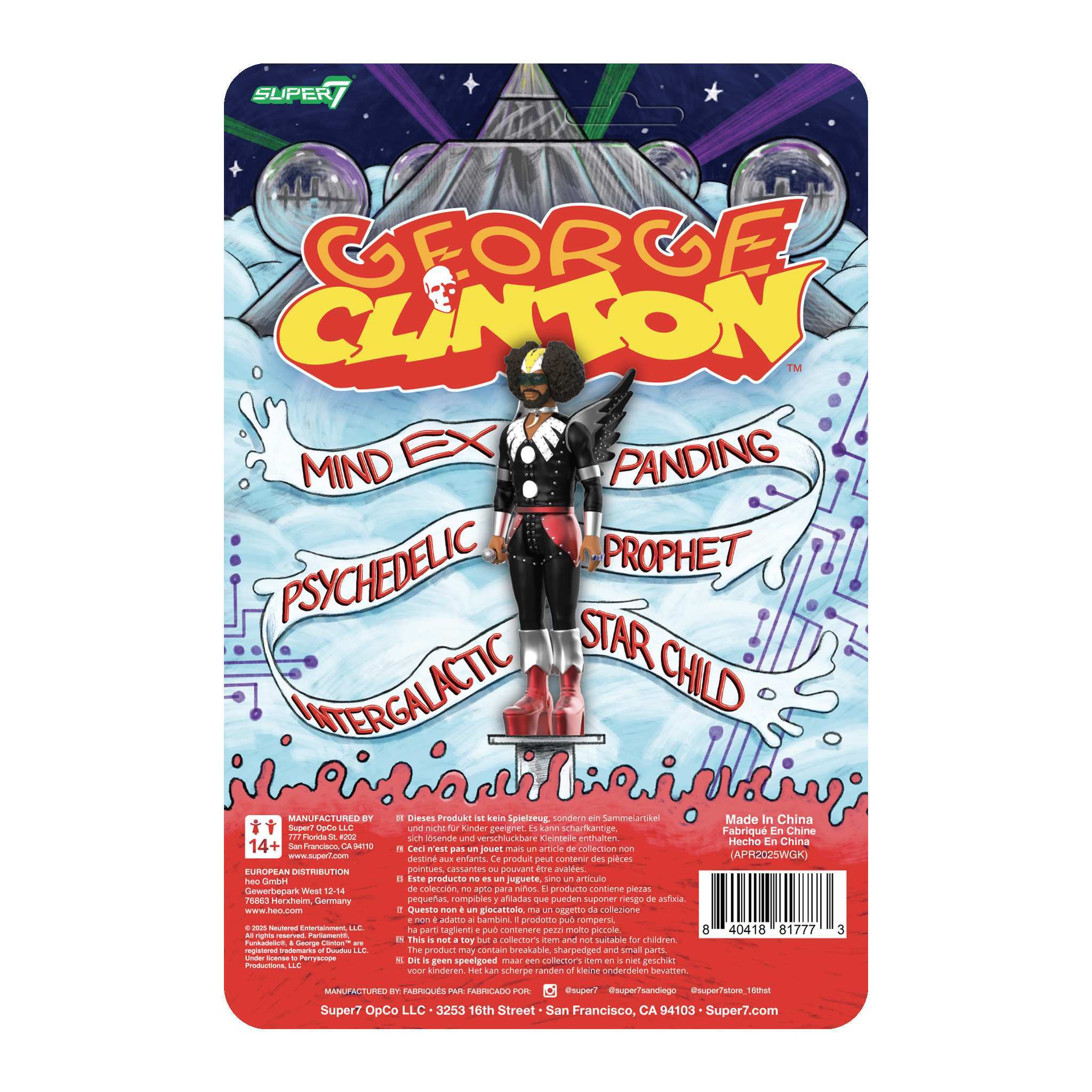 George Clinton ReAction Figures Wave 01 - George Clinton (Dr. Funkenstein) - Image 4