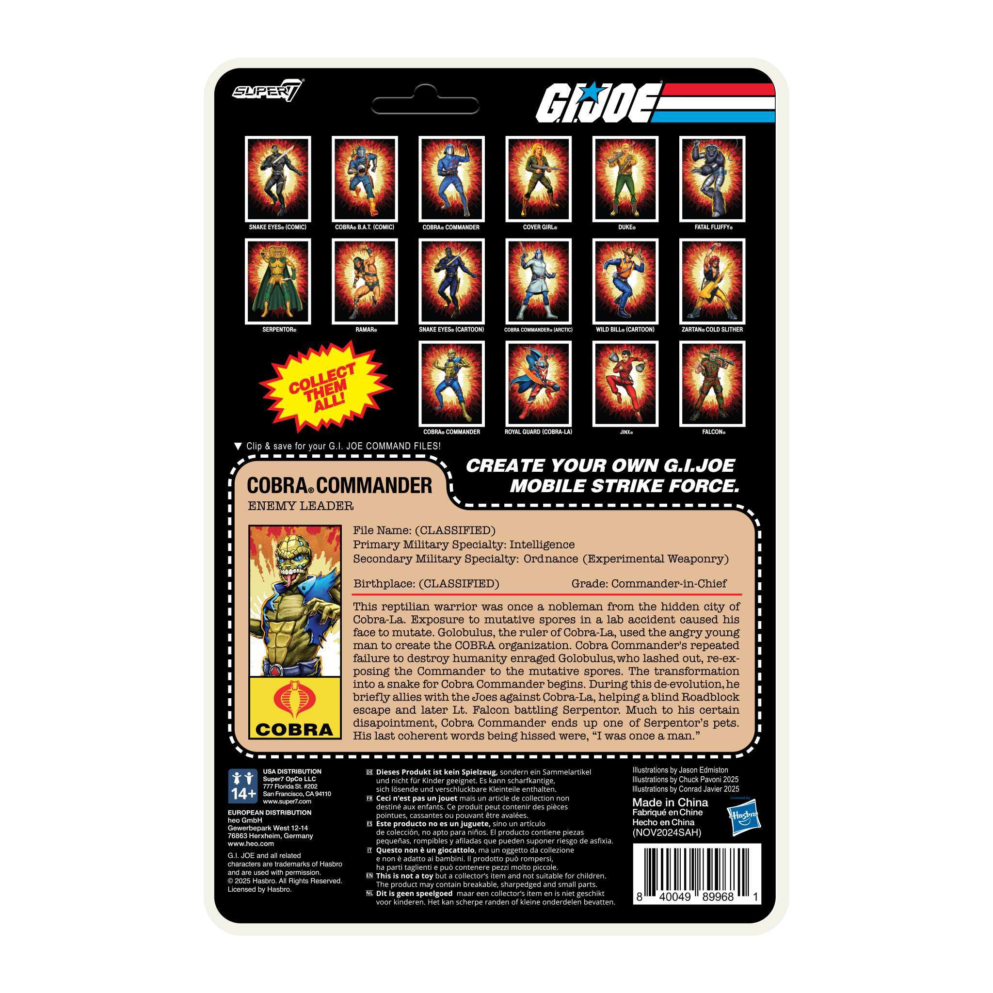 G.I. Joe ReAction+ Figures - Cobra Commander (Once a Man) - Image 3