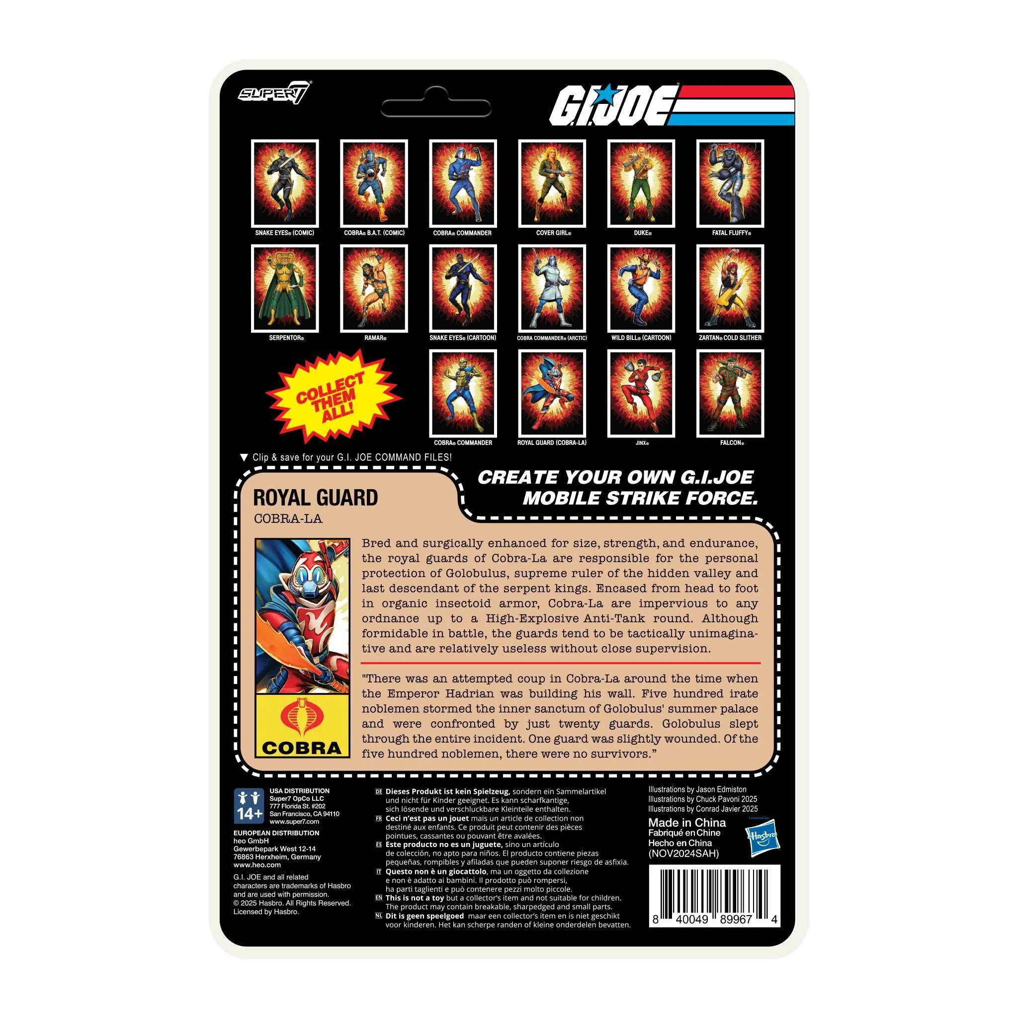 G.I. Joe ReAction+ Wave 04 (Movie Collection) - Cobra-La (Royal Guard) - Image 3