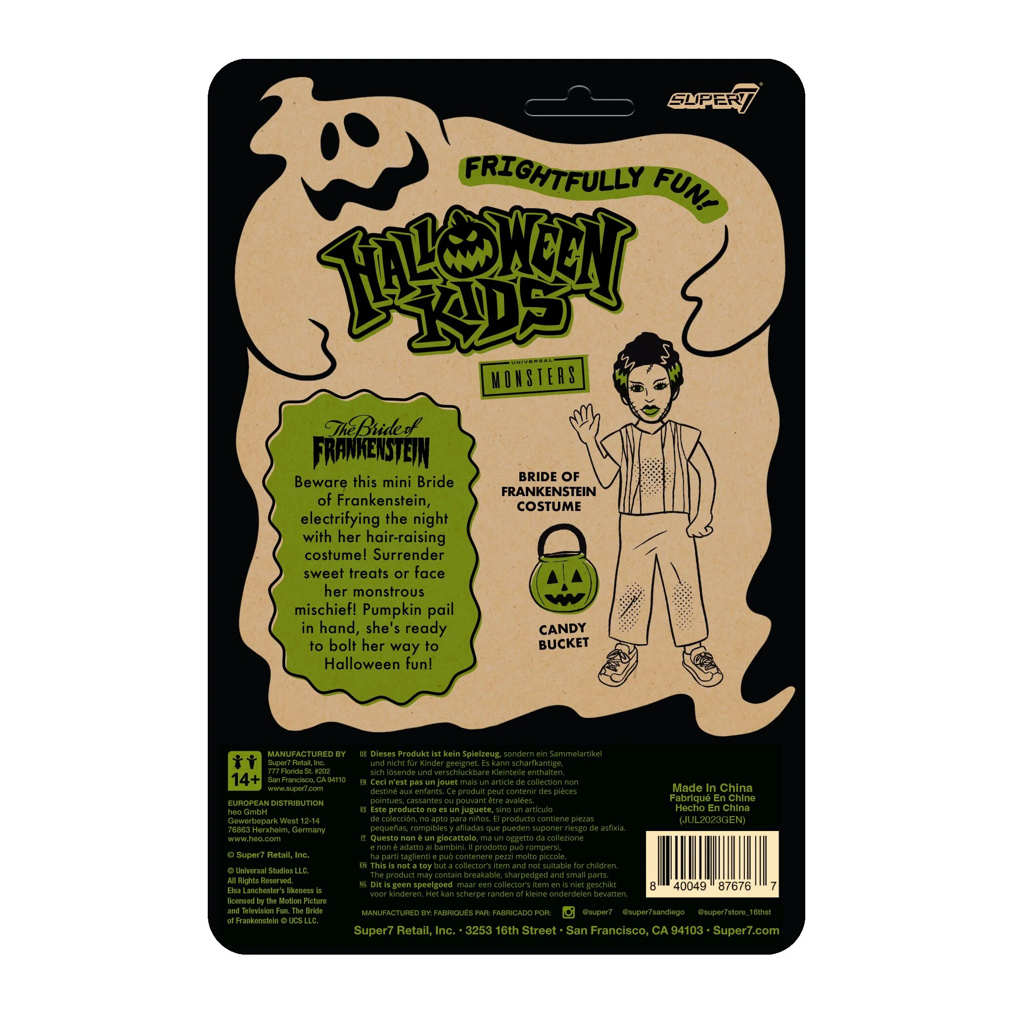 Halloween Kids ReAction - Bride of Frankenstein Girl (Universal Monsters) - Image 4