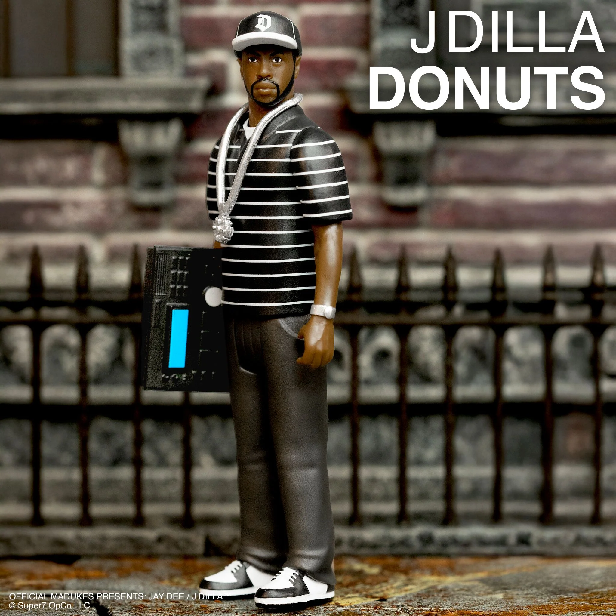 J Dilla ReAction Figures Wave 01 - J Dilla (Donuts - Smile Album Cover) - Image 2