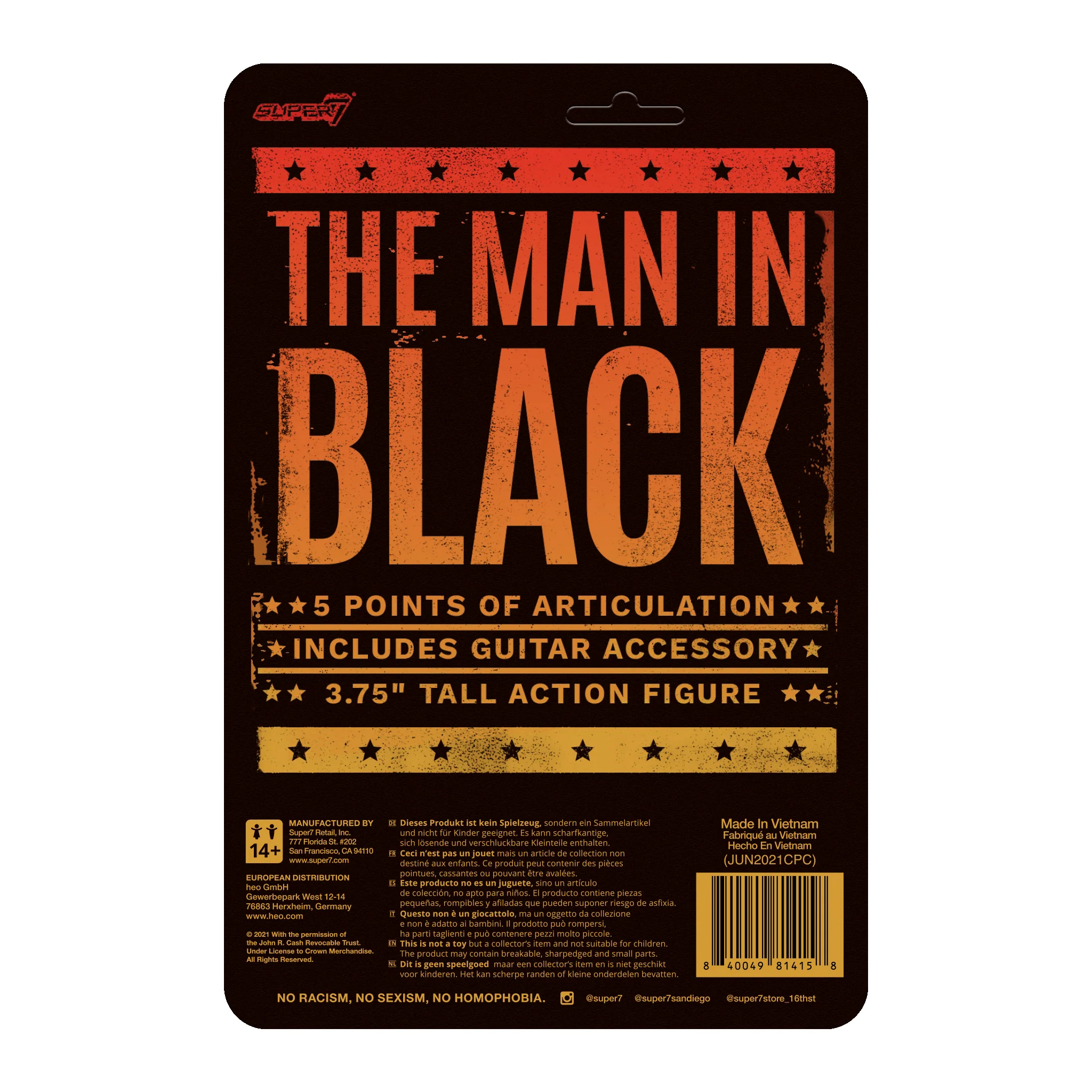 Johnny Cash ReAction Figure - The Man In Black - Image 3