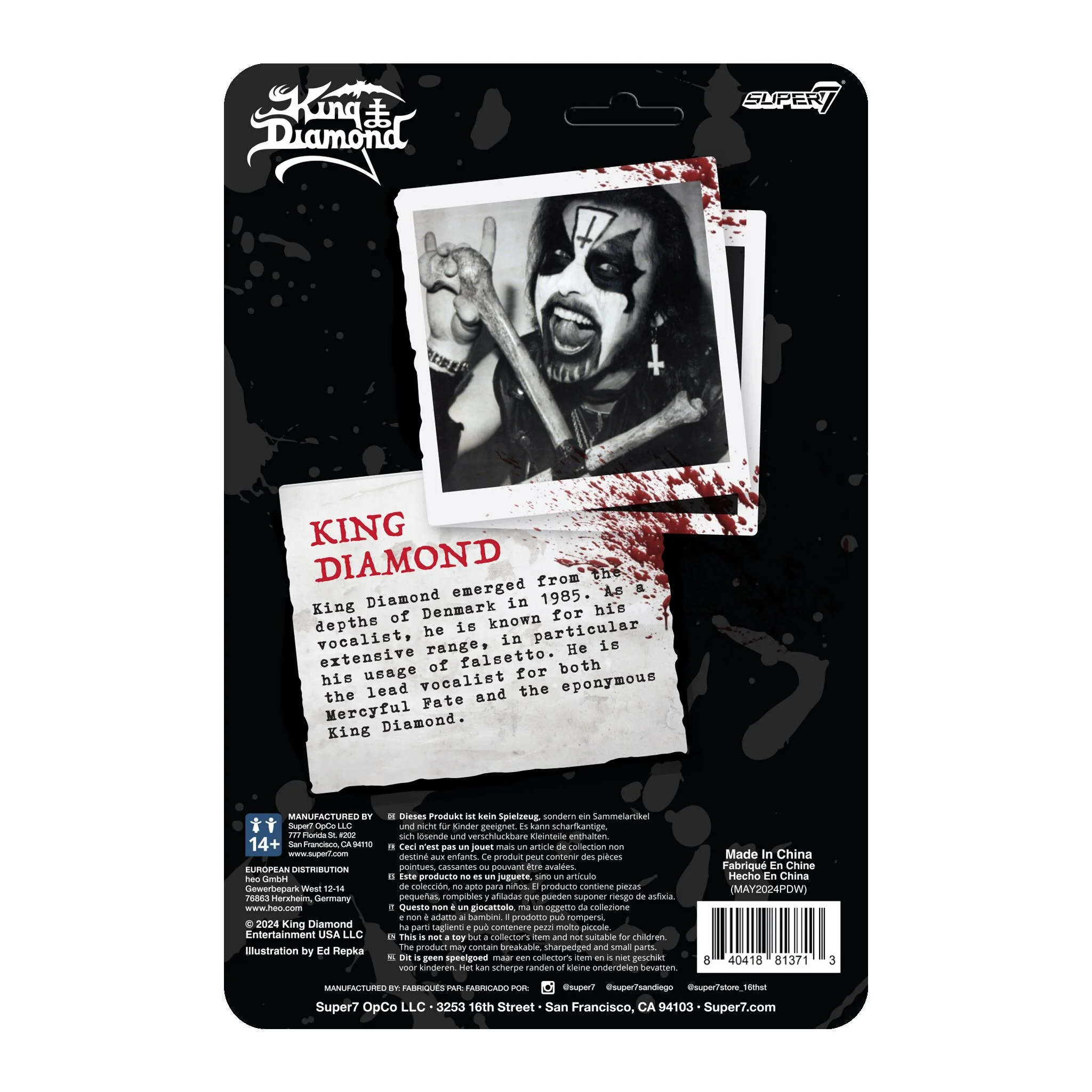 King Diamond ReAction Figure - Image 3