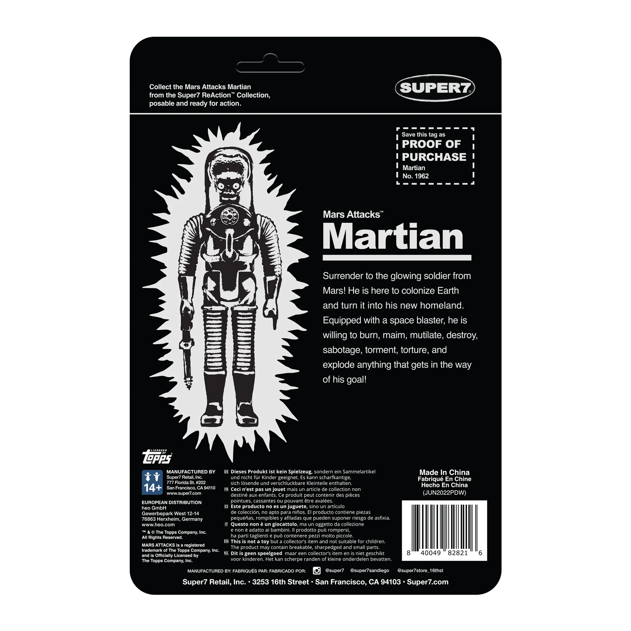 Mars Attacks ReAction - The Invasion Begins (Monster Glow) - Image 8
