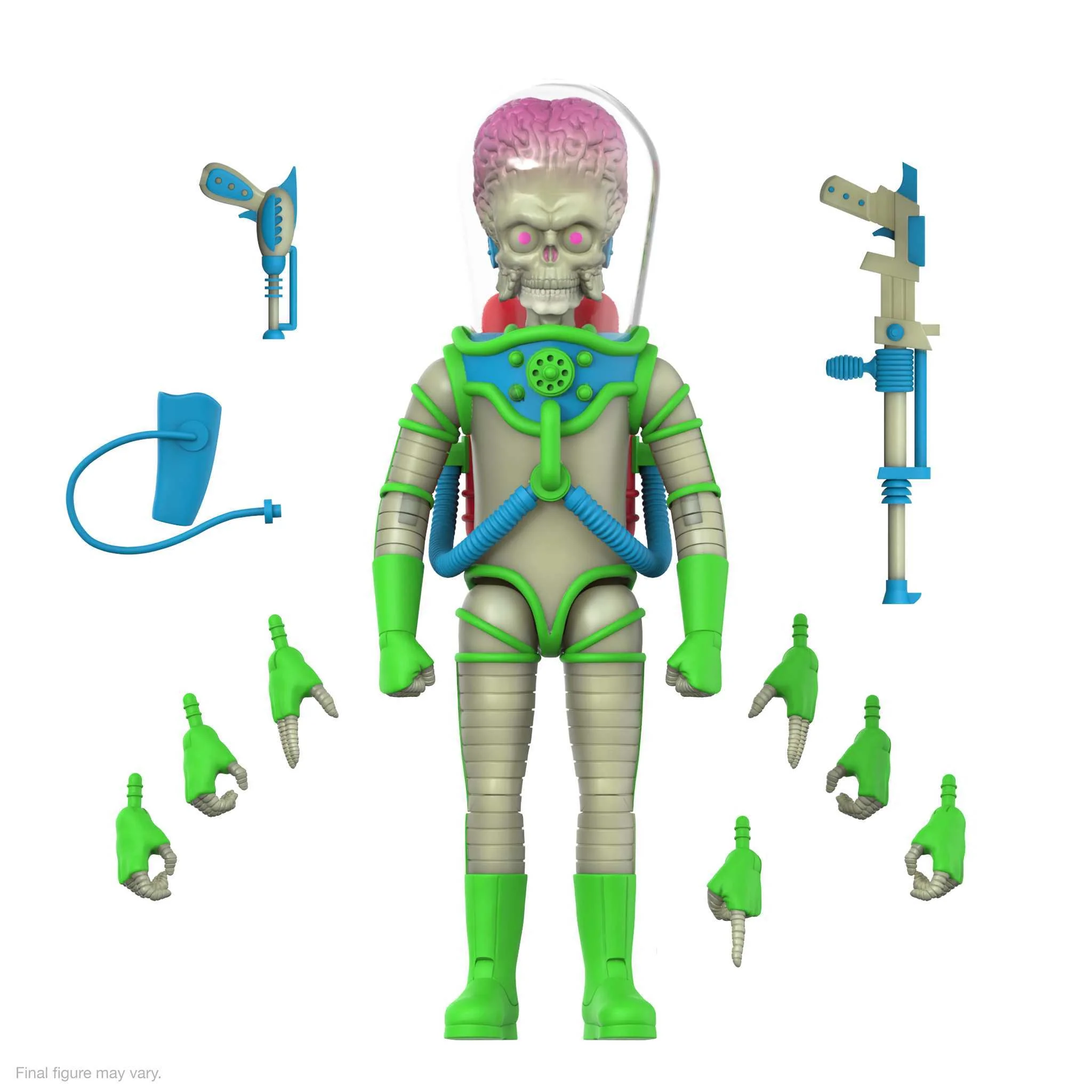 Mars Attacks ULTIMATES! Wave 02 - Martian (Invasion Begins, Glow) - Image 4