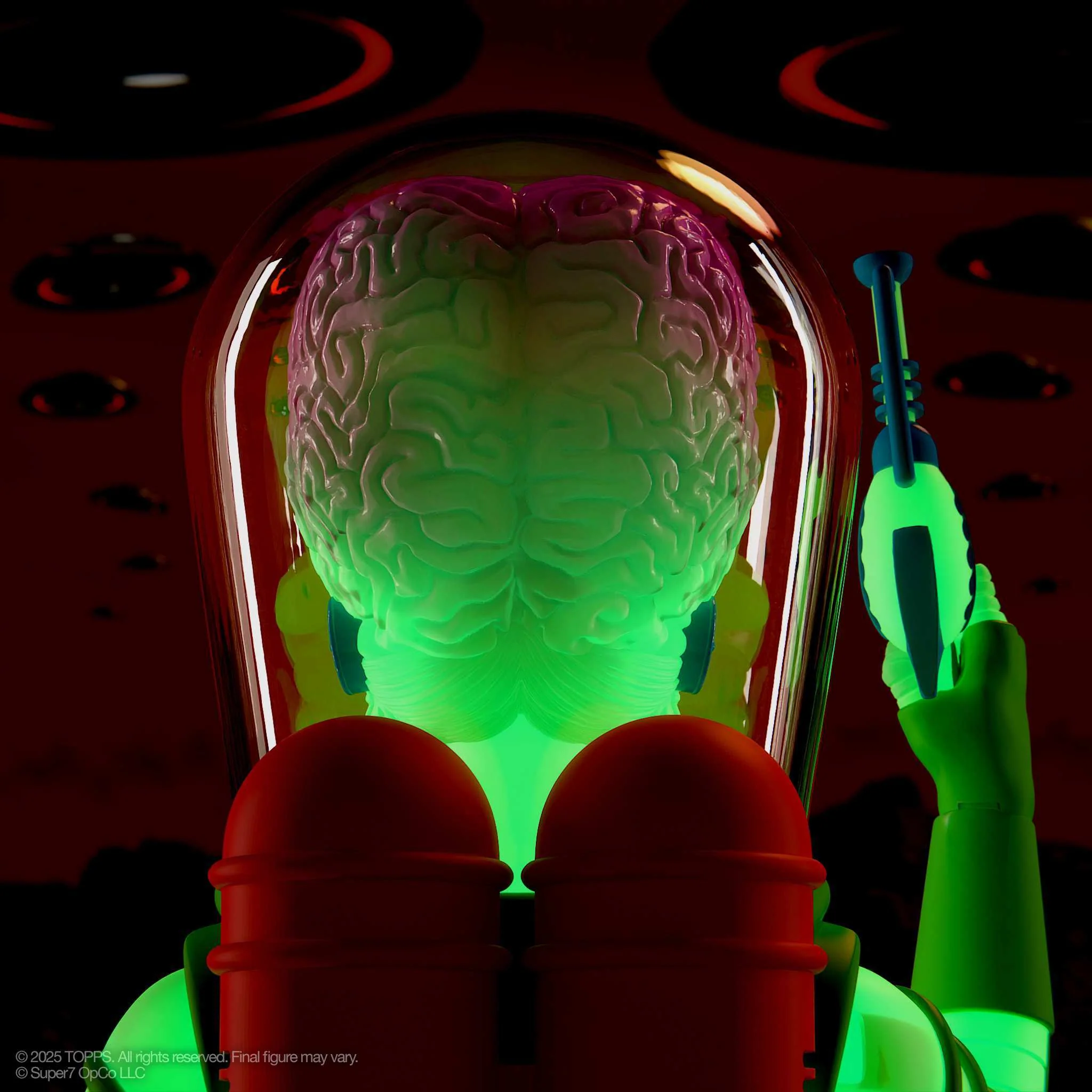 Mars Attacks ULTIMATES! Wave 02 - Martian (Invasion Begins, Glow) - Image 6