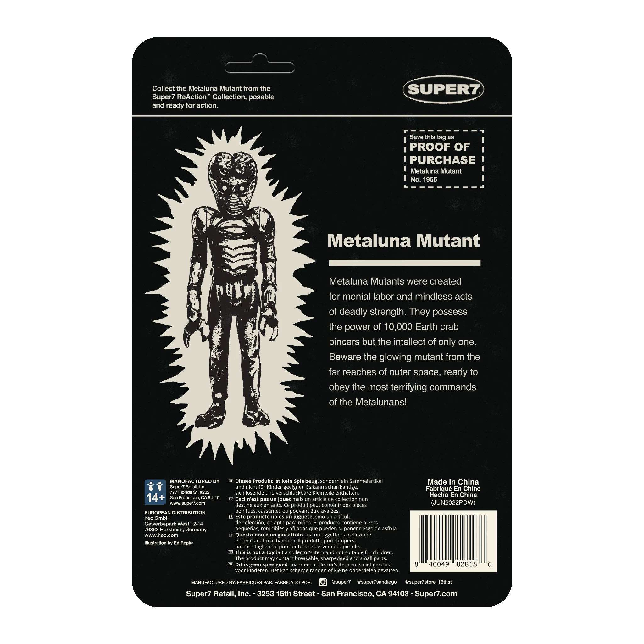 Metaluna Mutant ReAction - Metaluna Mutant (Monster Glow) - Image 6