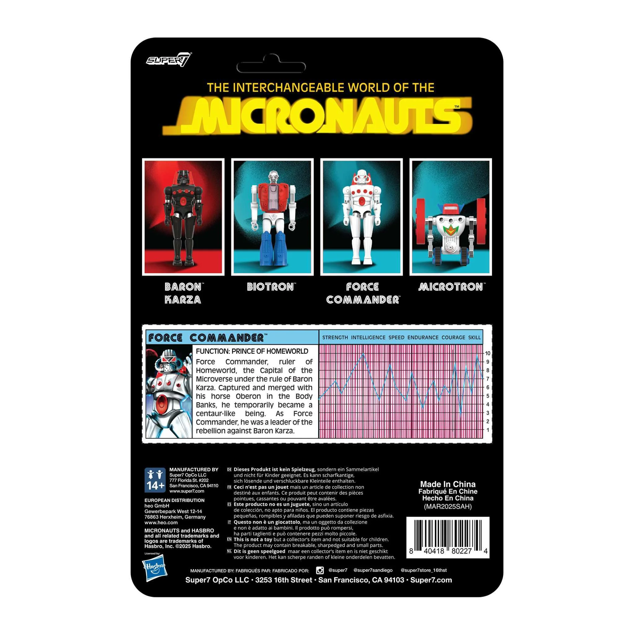 Micronauts ReAction+ Wave 02 - Force Commander - Image 4