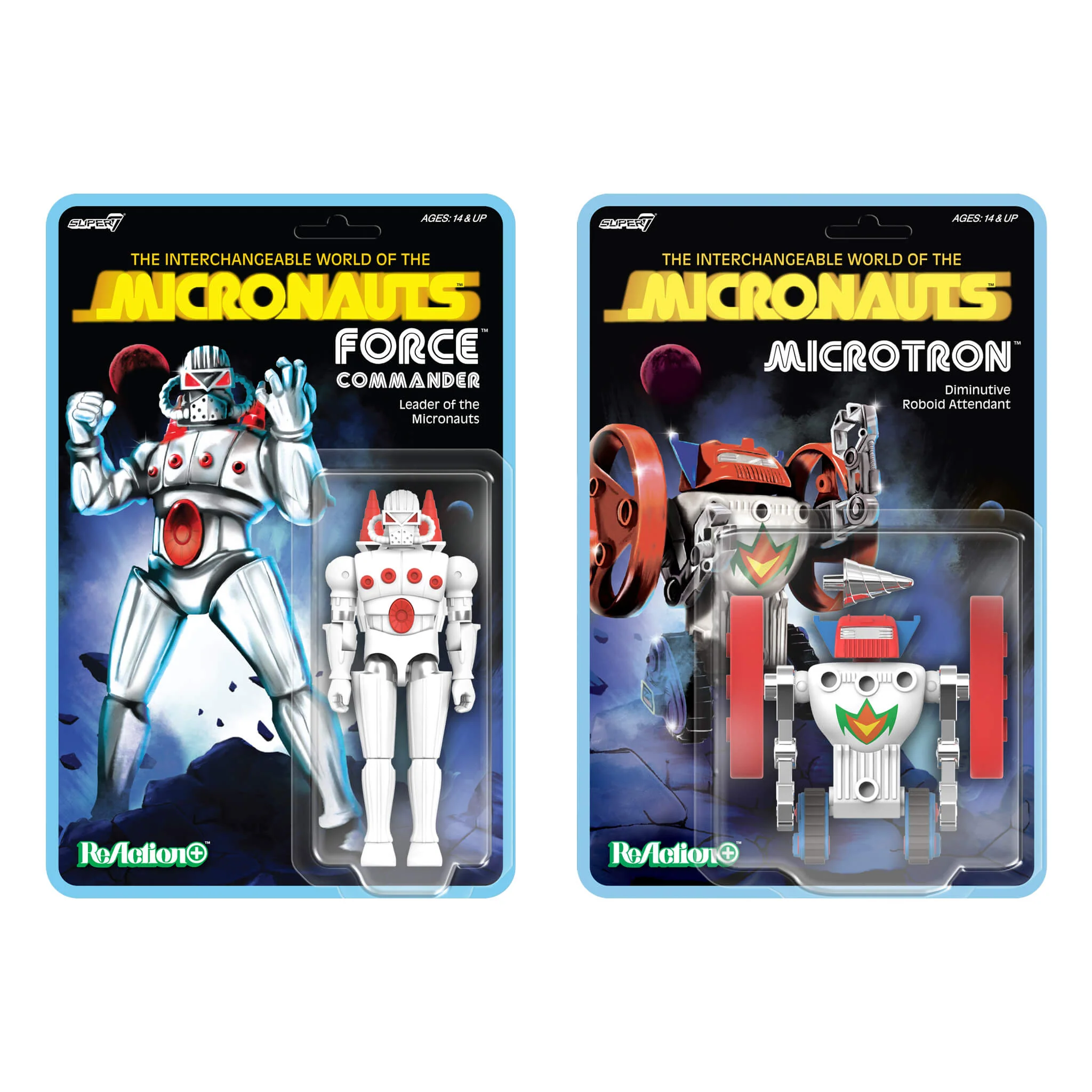 Micronauts ReAction+ Wave 02 - Microtron & Force Commander