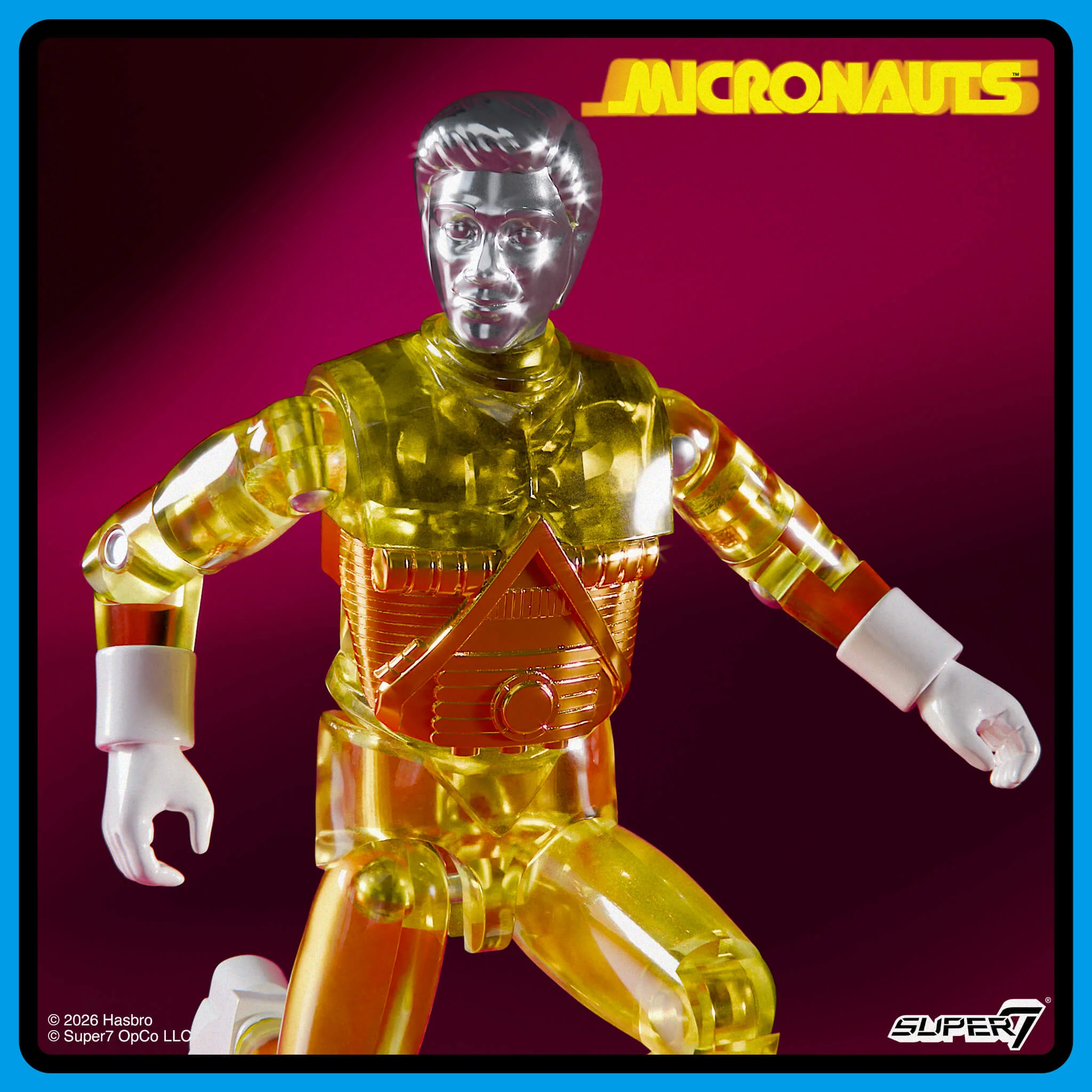 Micronauts ReAction+ Wave 03 - Emperor, Time Traveler (Translucent Yellow) & Time Traveler (Translucent Blue) - Image 4