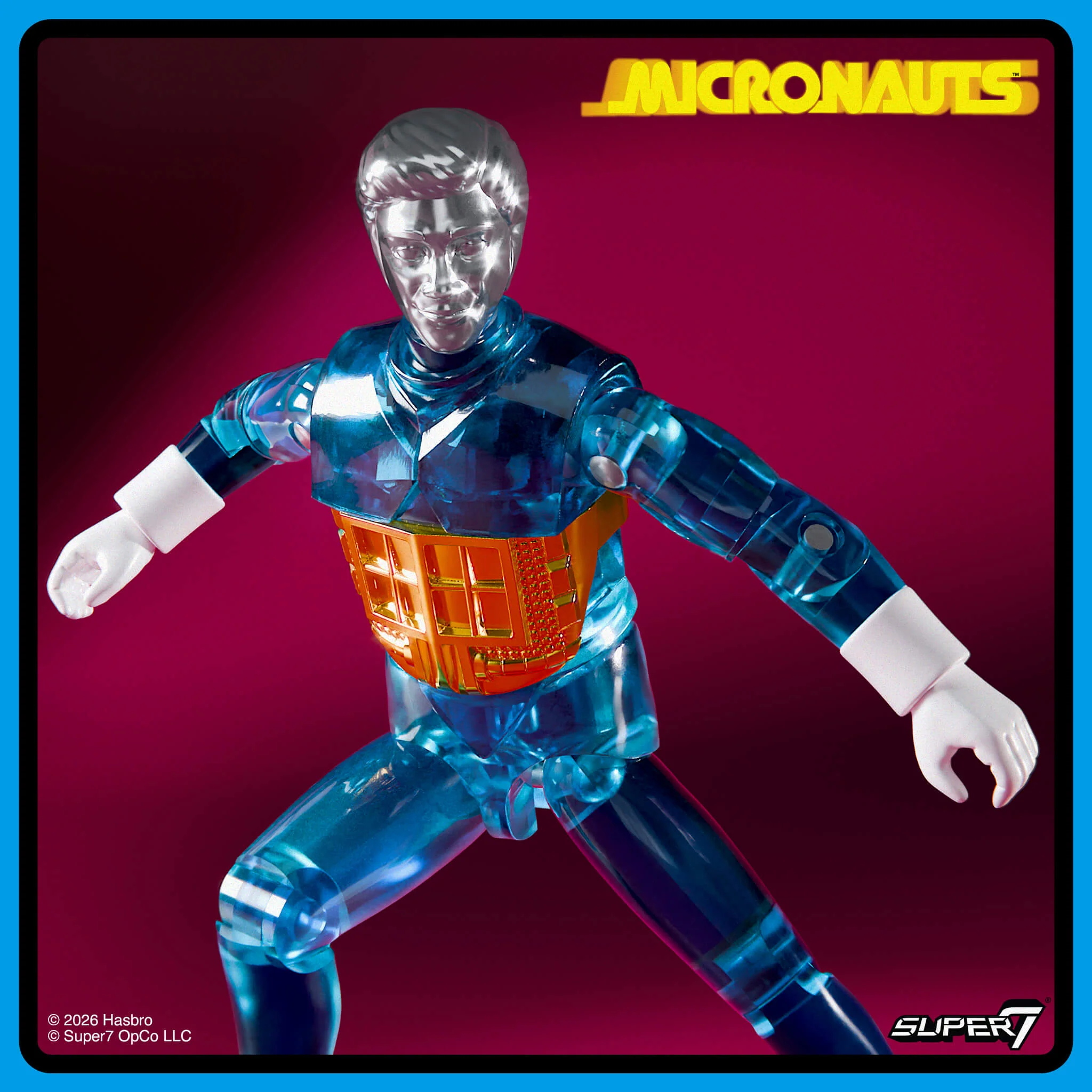 Micronauts ReAction+ Wave 03 - Emperor, Time Traveler (Translucent Yellow) & Time Traveler (Translucent Blue) - Image 5