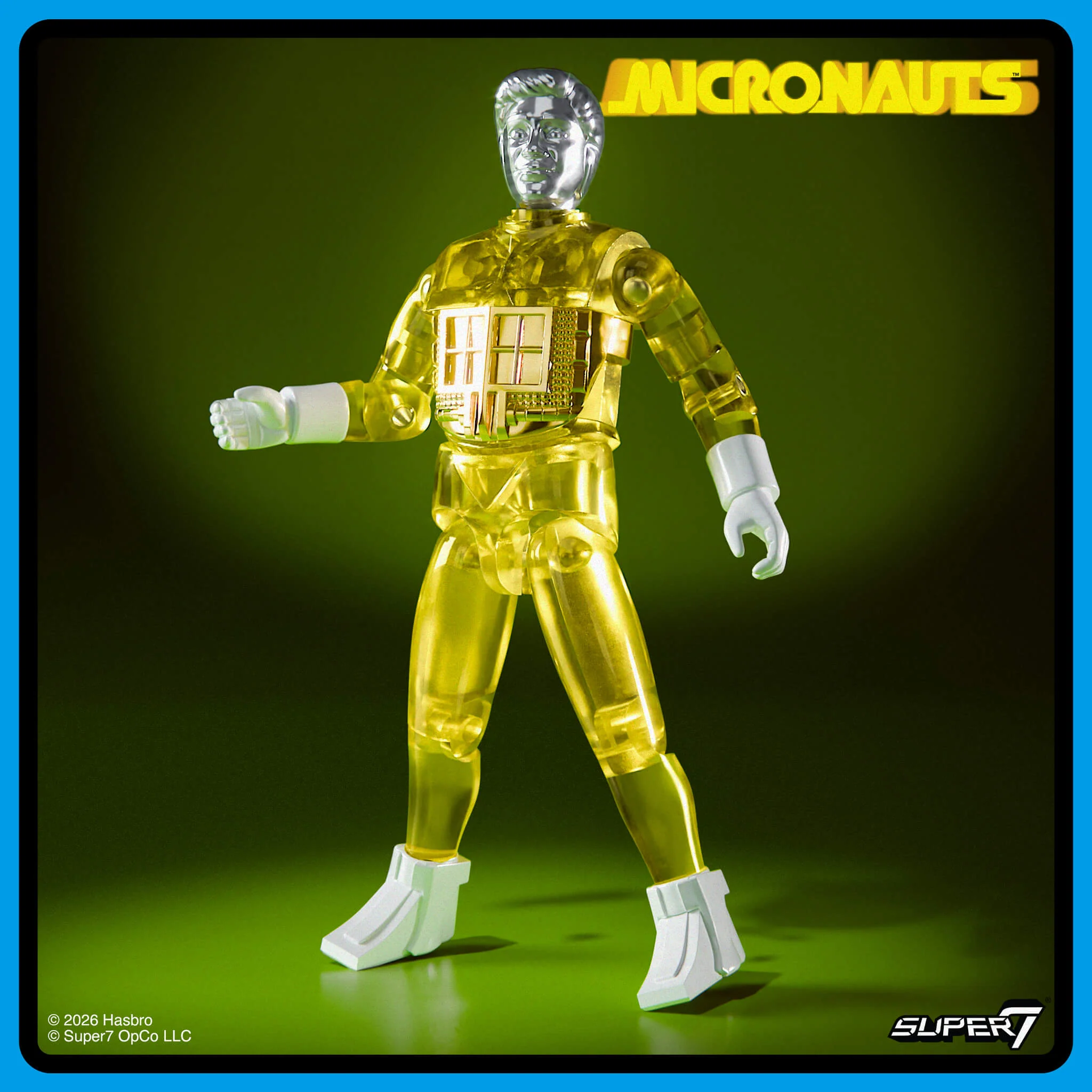 Micronauts ReAction+ Wave 03 - Emperor, Time Traveler (Translucent Yellow) & Time Traveler (Translucent Blue) - Image 7