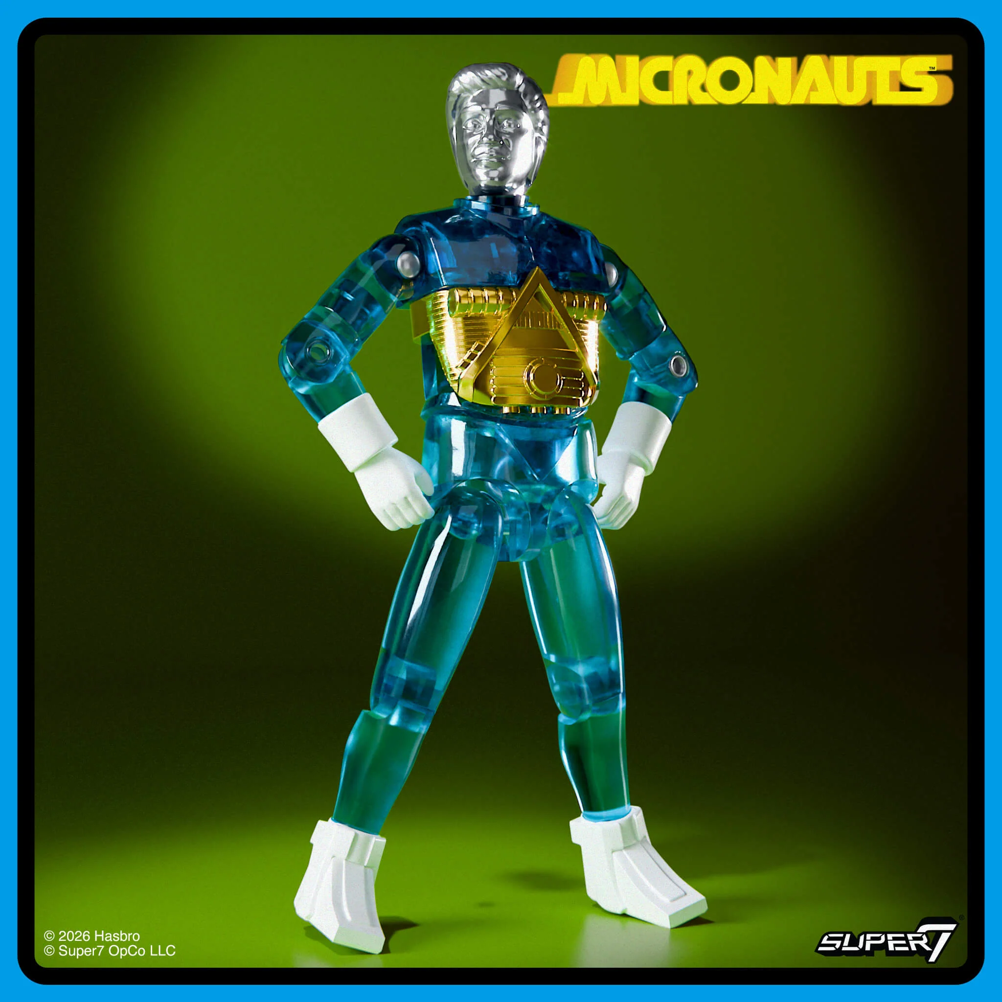 Micronauts ReAction+ Wave 03 - Emperor, Time Traveler (Translucent Yellow) & Time Traveler (Translucent Blue) - Image 8