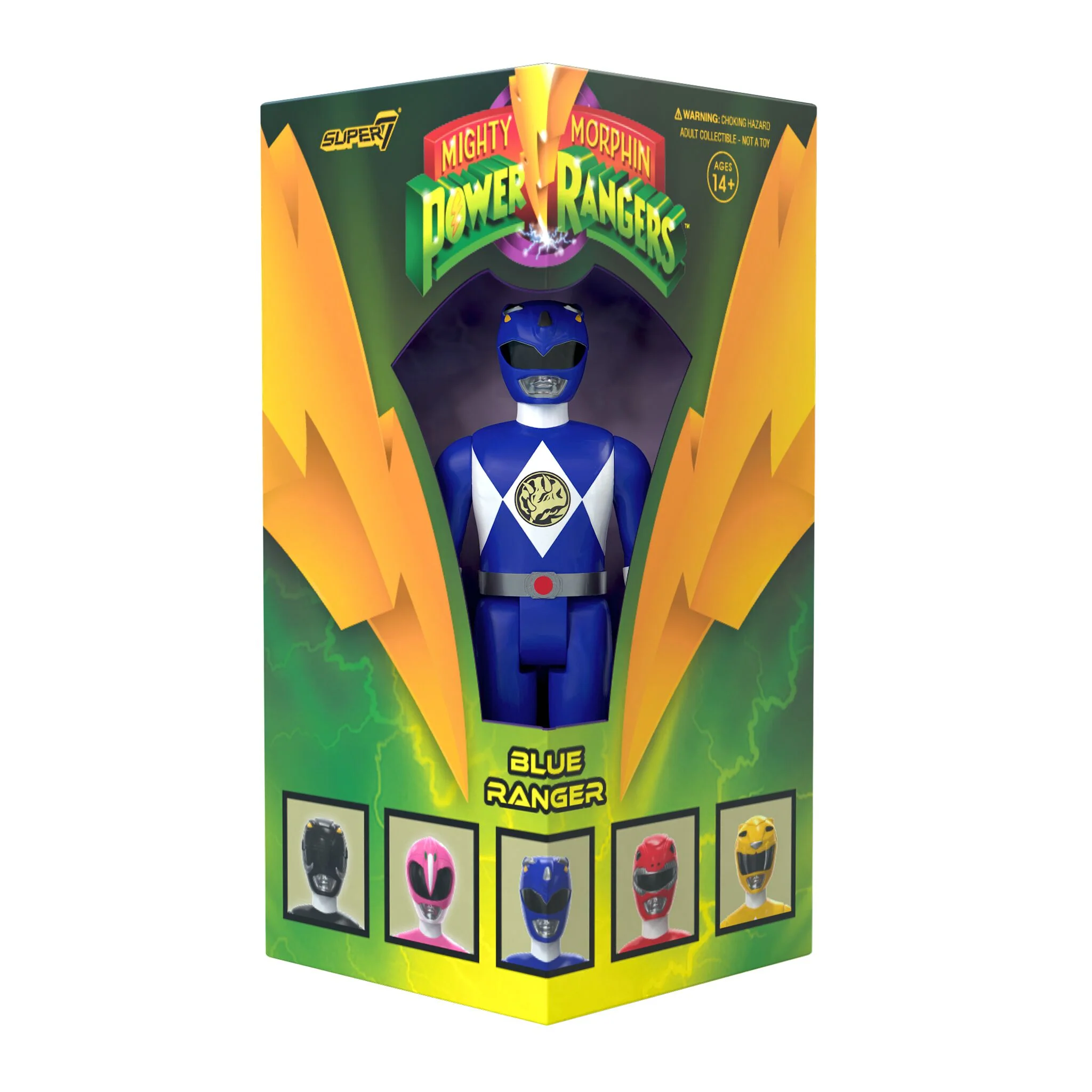 Mighty Morphin Power Rangers ReAction SDCC 2023 - Blue Ranger [Triangle Box] [SDCC 2023] - Image 3