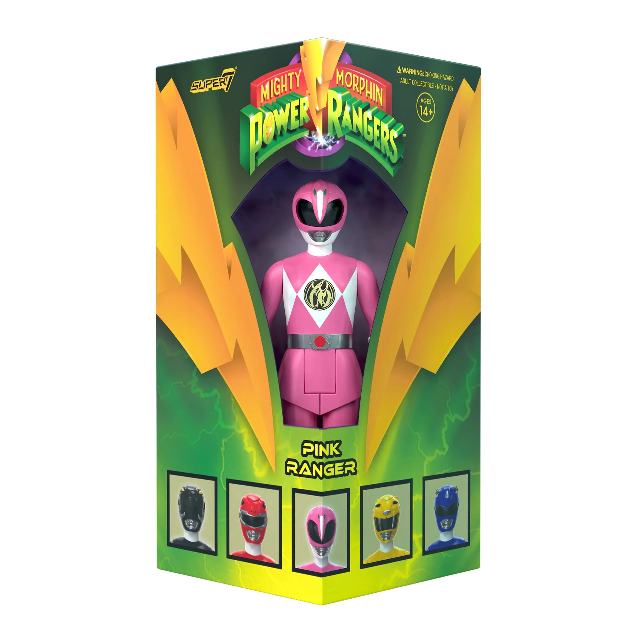 Mighty Morphin Power Rangers ReAction SDCC 2023 - Pink Ranger [Triangle Box] [SDCC 2023] - Image 3