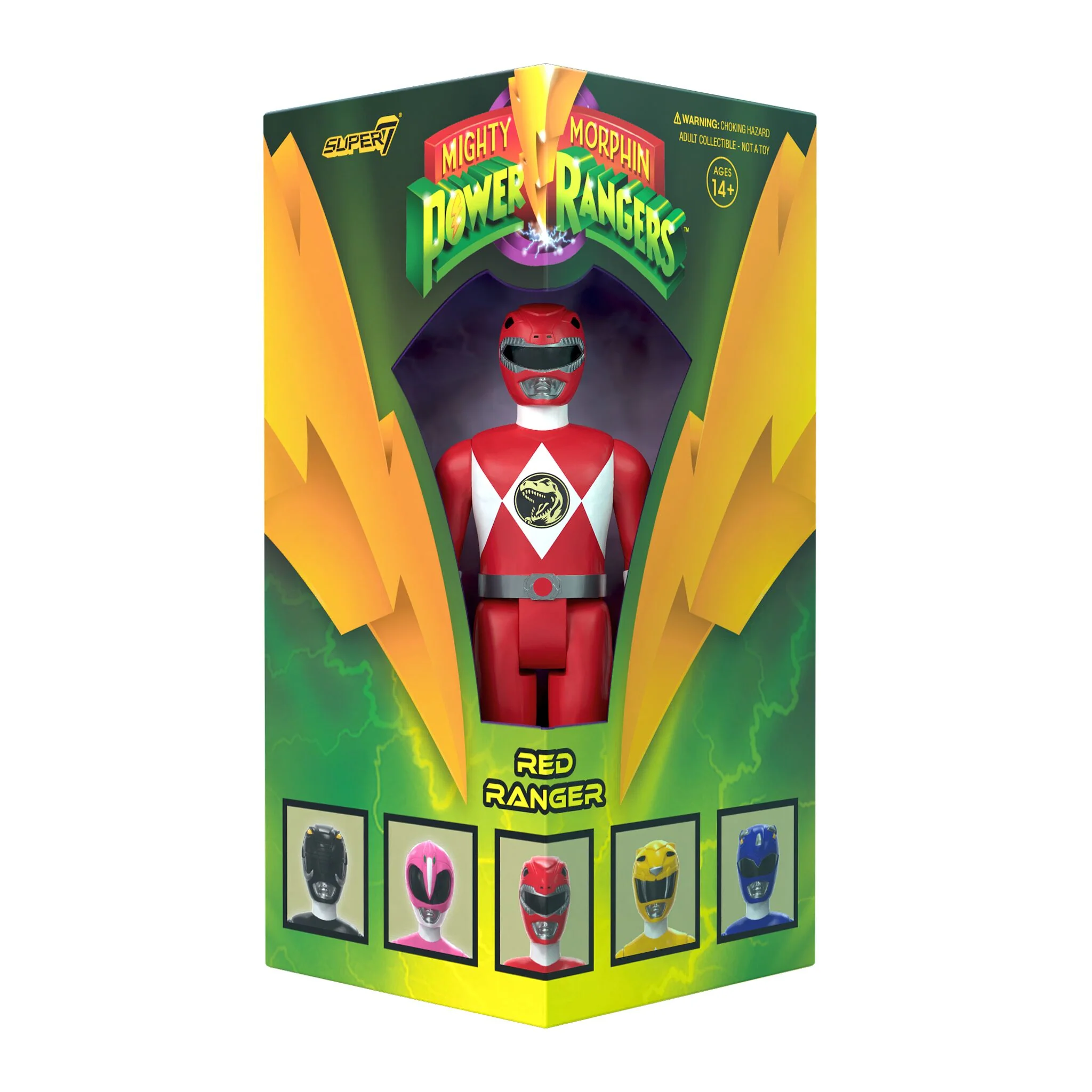 Mighty Morphin Power Rangers ReAction SDCC 2023 - Red Ranger [Triangle Box] [SDCC 2023] - Image 3
