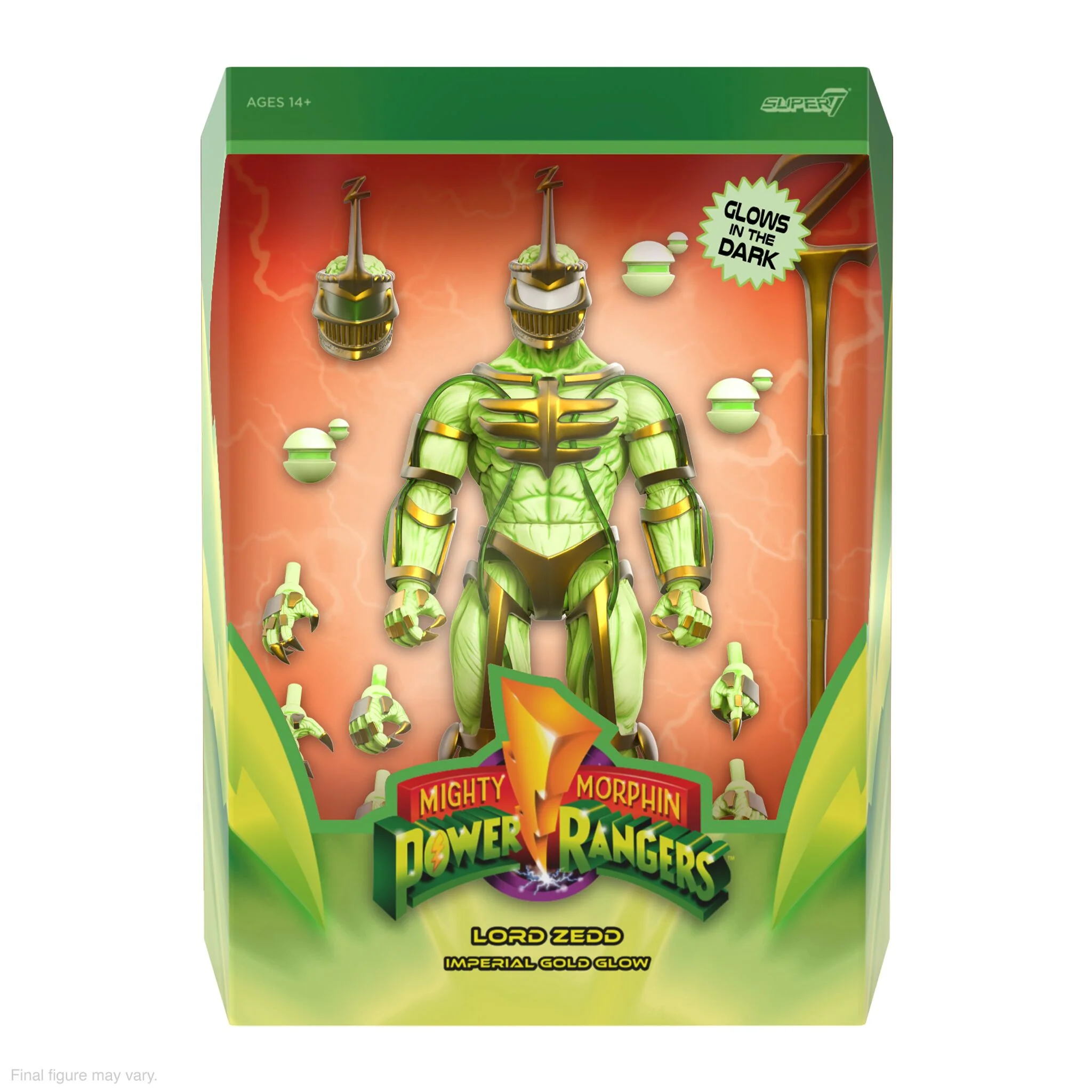 Mighty Morphin Power Rangers ULTIMATES! - Lord Zedd (Imperial Gold Glow) - Image 3