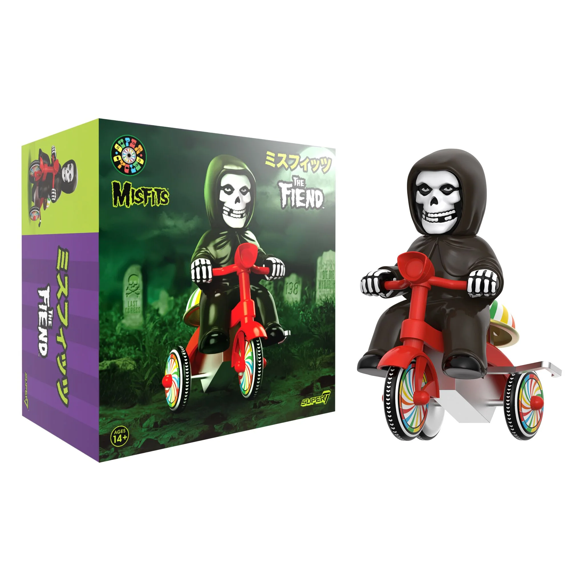 Misfits Super Cycles - Fiend (Black w/ Red Trike)