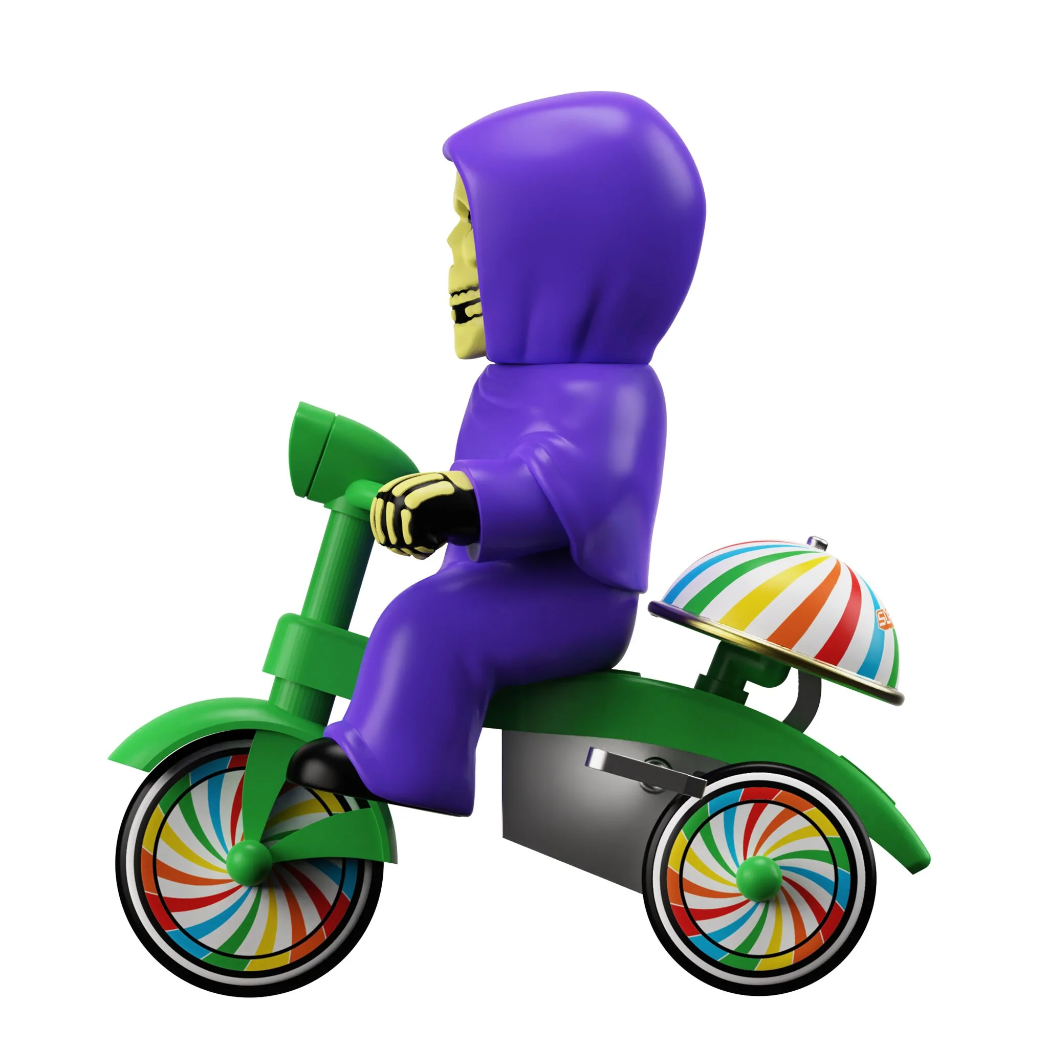 Misfits Super Cycles - Fiend (Purple w/ Green Trike) - Image 7