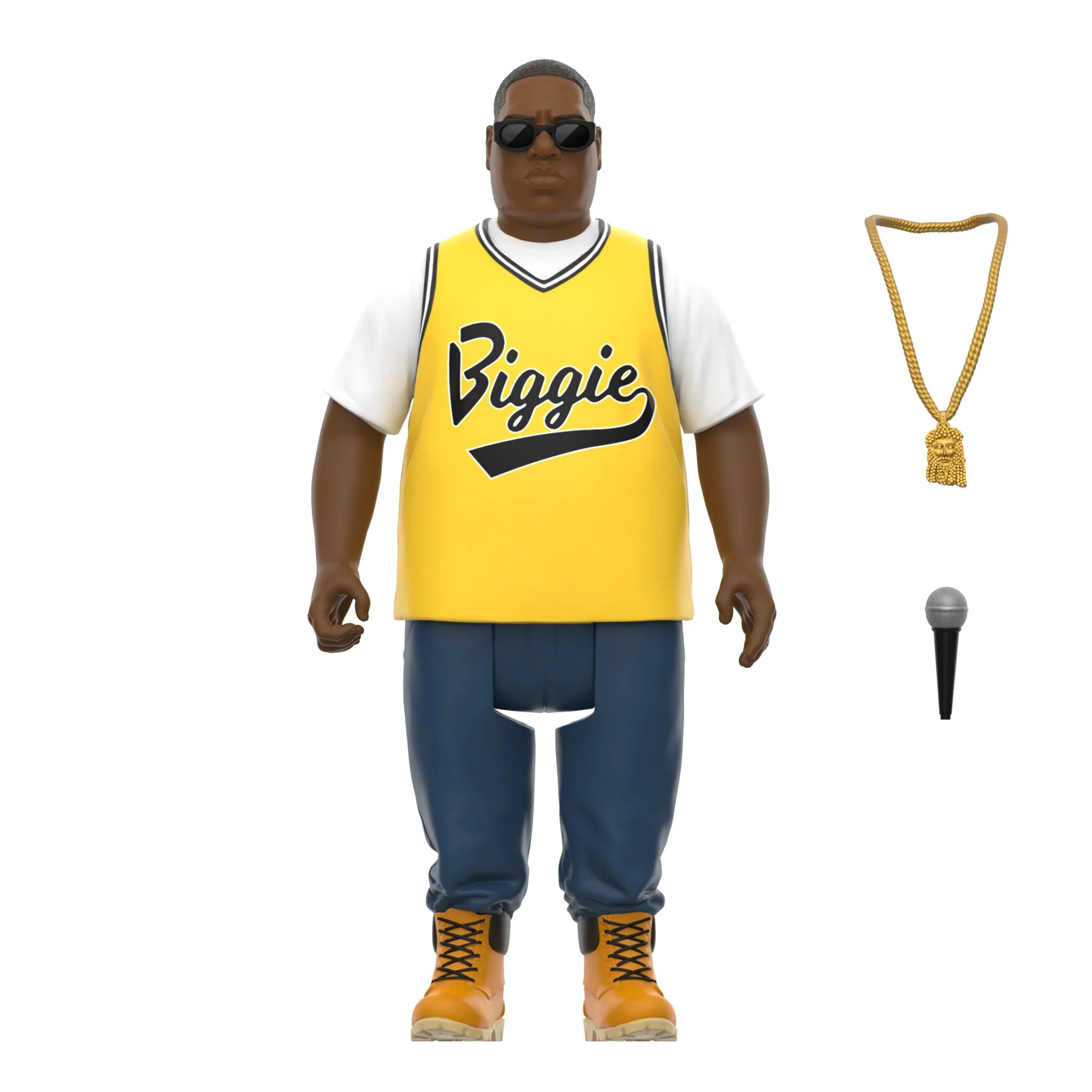 Notorious B.I.G. ReAction Figures Wave 04 - Notorious B.I.G. (Yellow Jersey) - Image 4