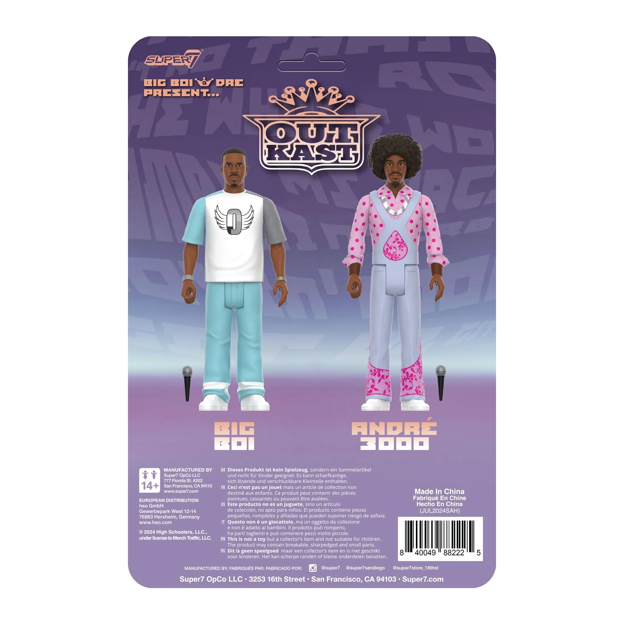 OutKast ReAction Figures Wave 03 - OutKast (Big Boi & Dre Present) - Image 5