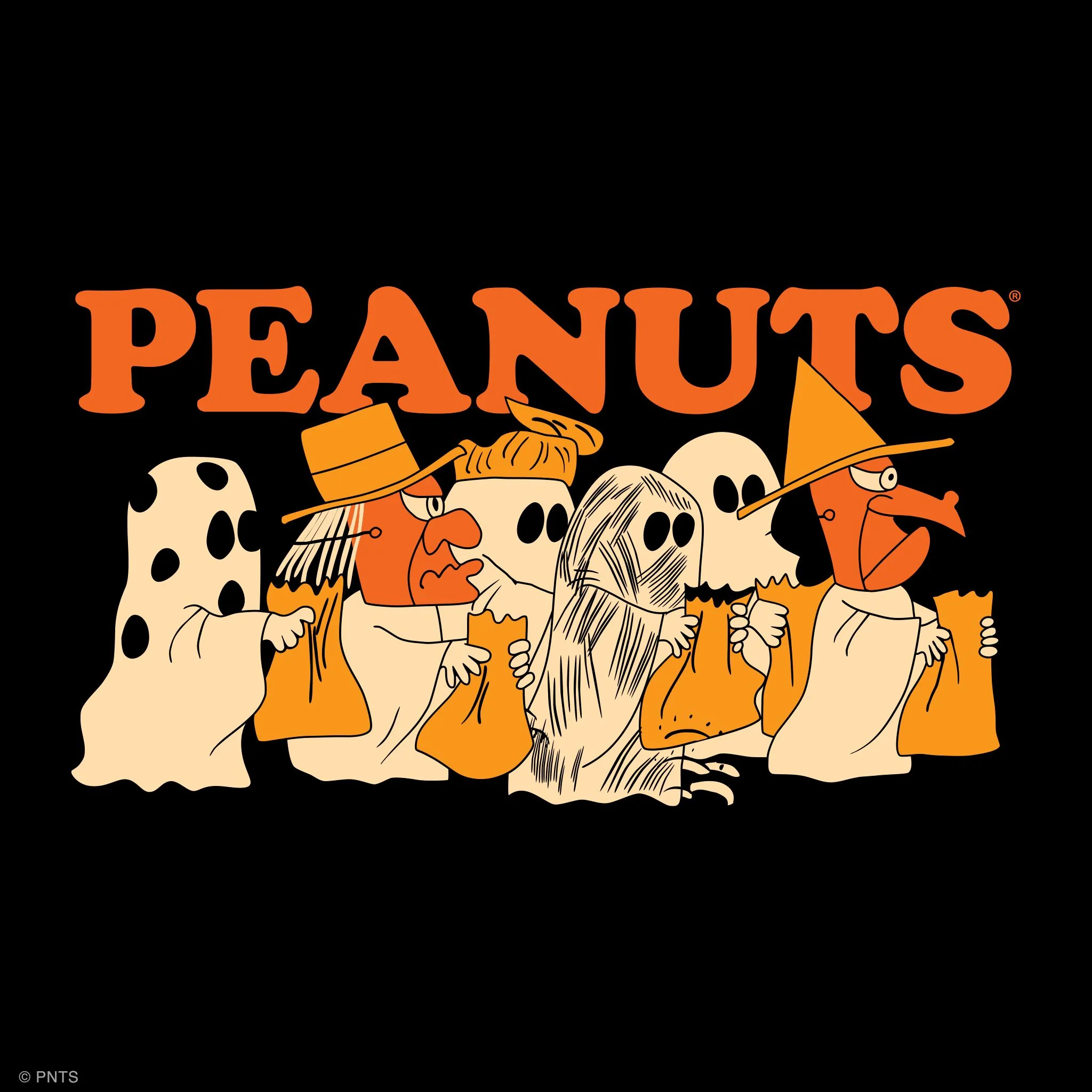 Peanuts Fleece - Charlie Brown Ghost Sheet (Hoodie) - Image 5